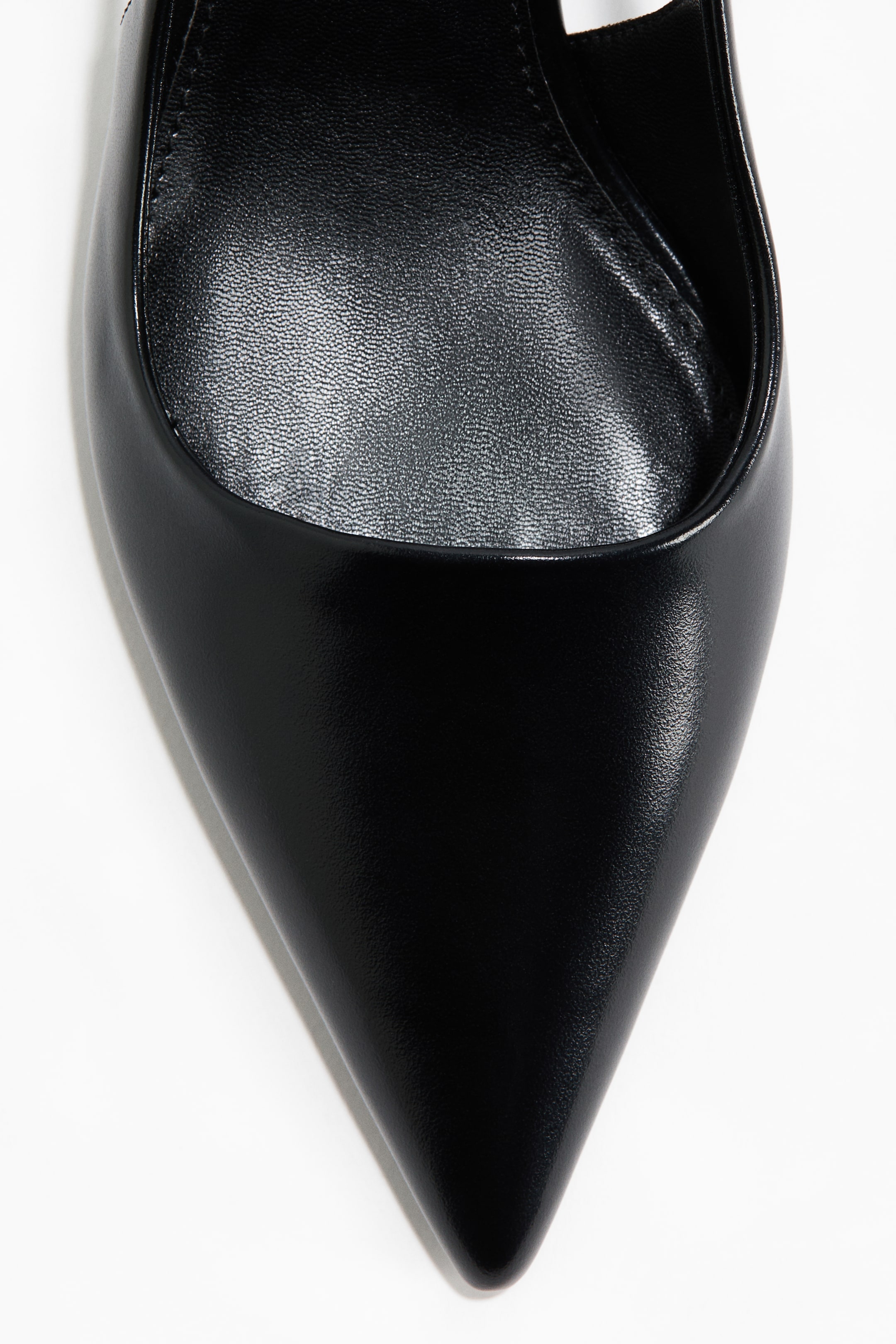 Kitten-Heeled Slingbacks