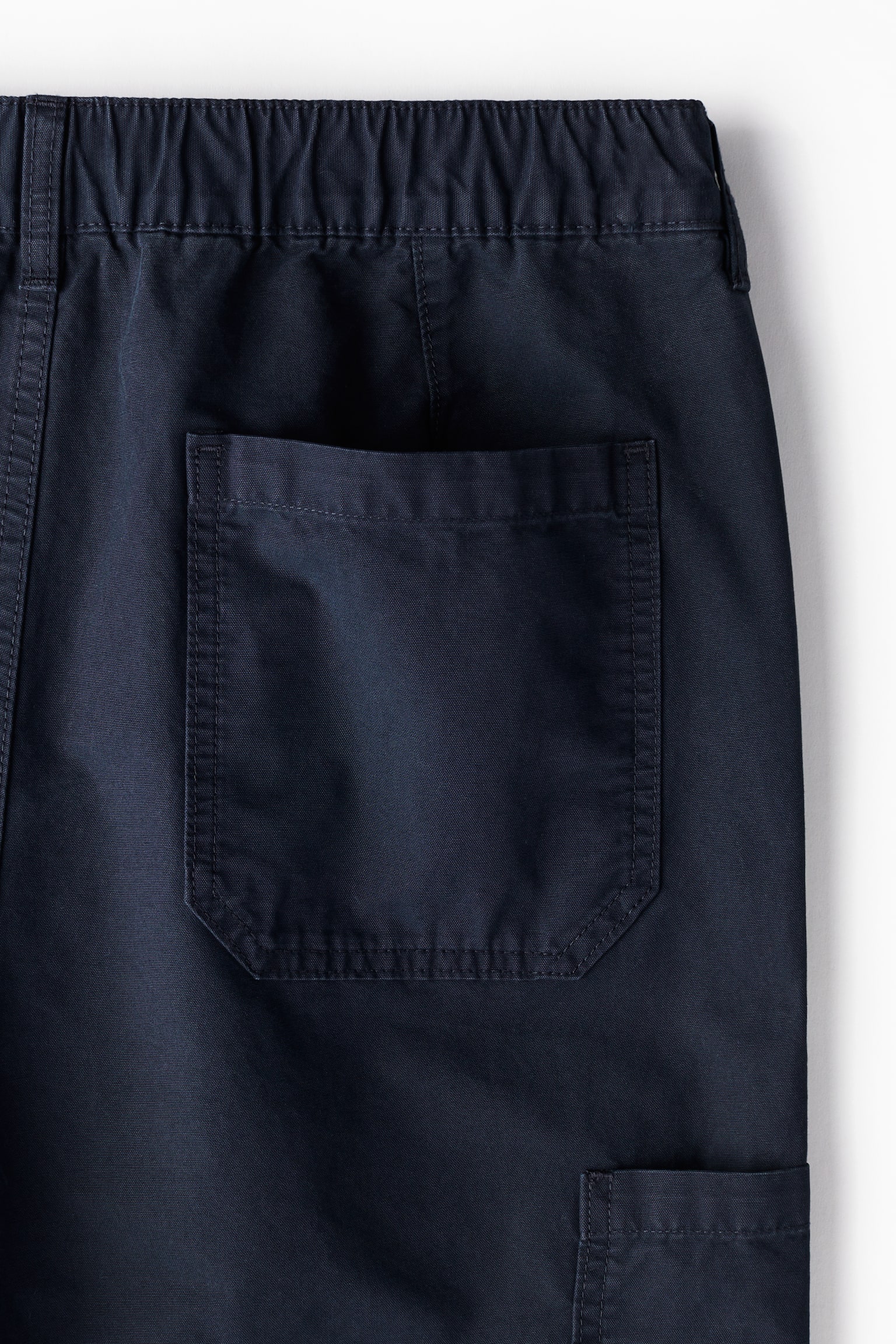 Relaxed Fit Worker trousers - Navy blue/White/Beige - 5