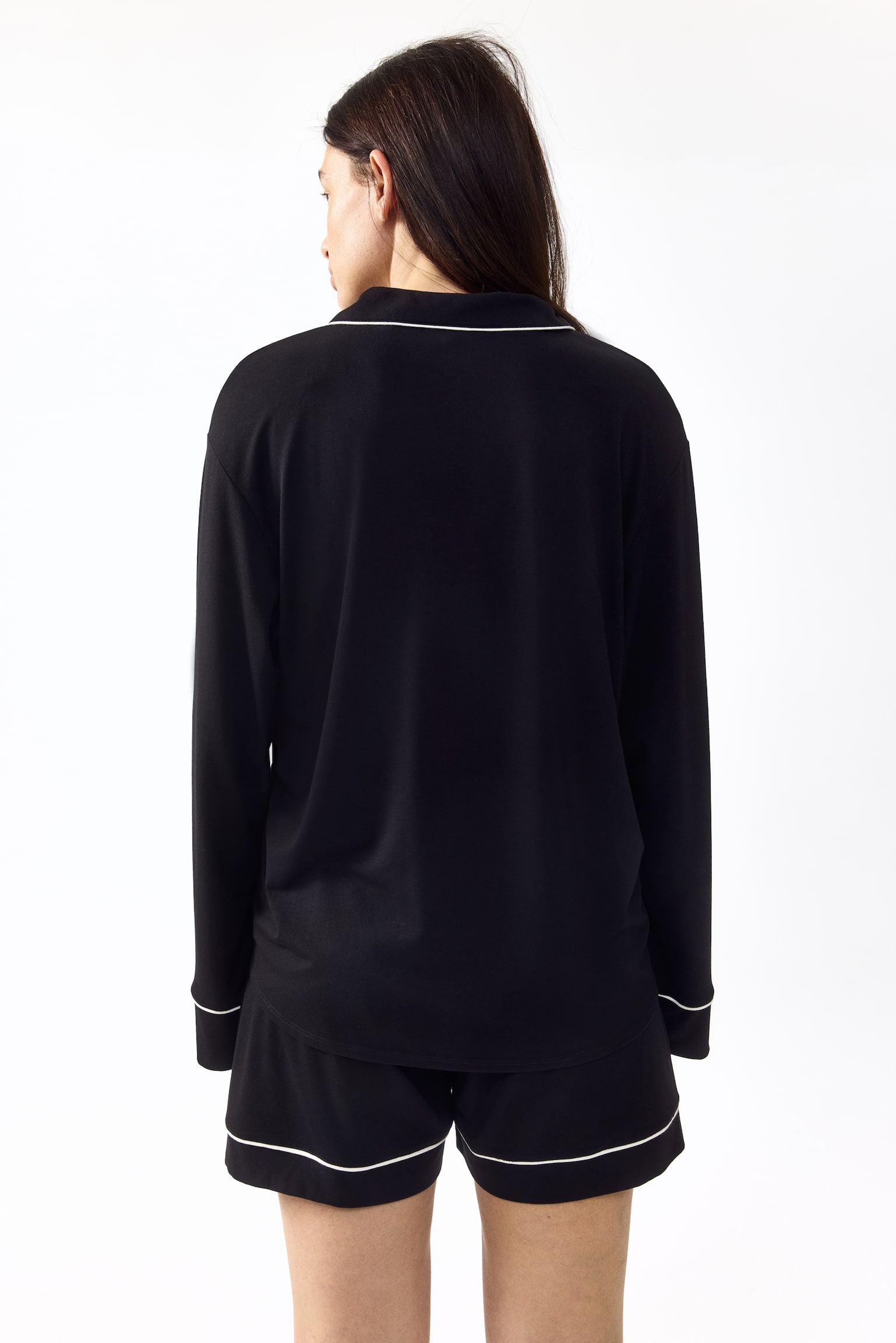 MAMA Before & After Viscose-blend pyjamas - Black - 6