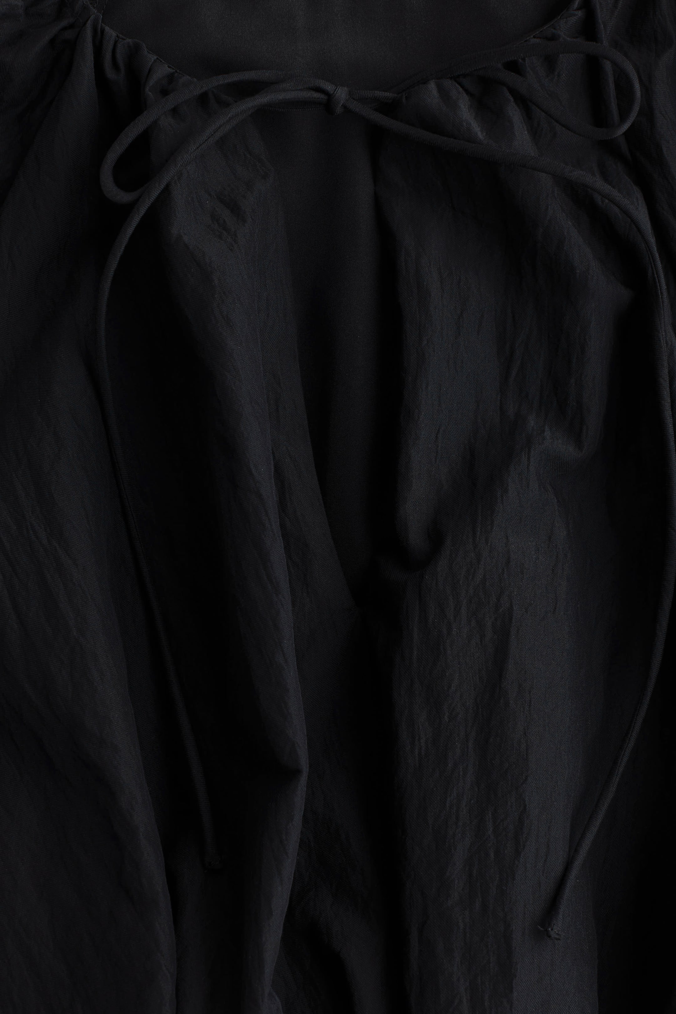 Crinkled Balloon Blouse