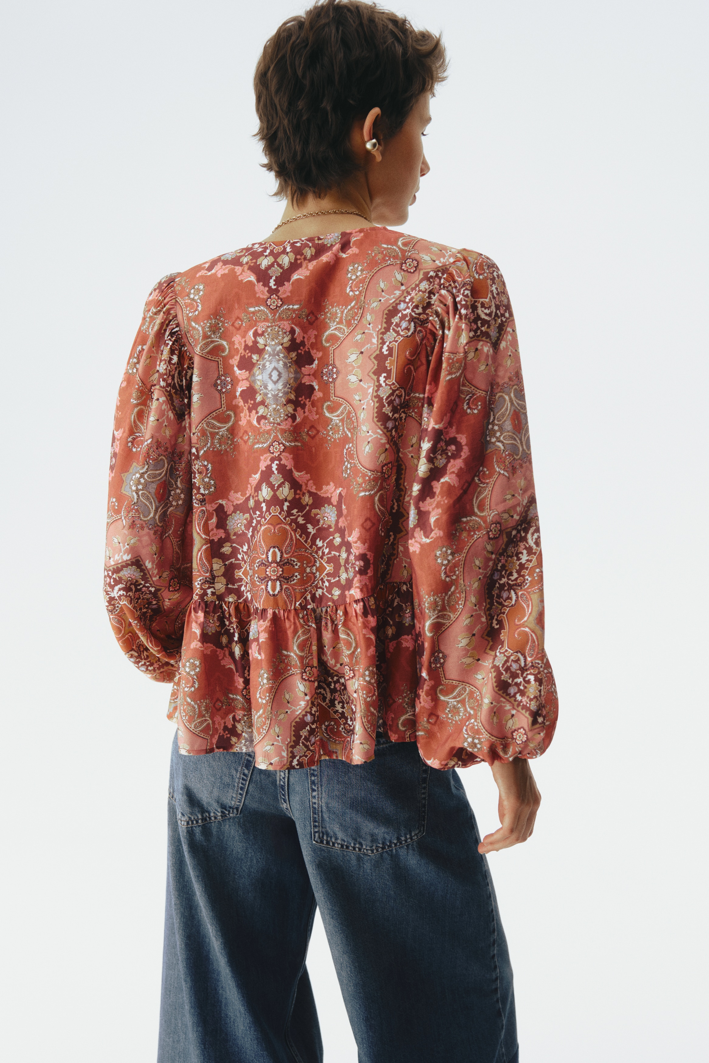 Peplum blouse