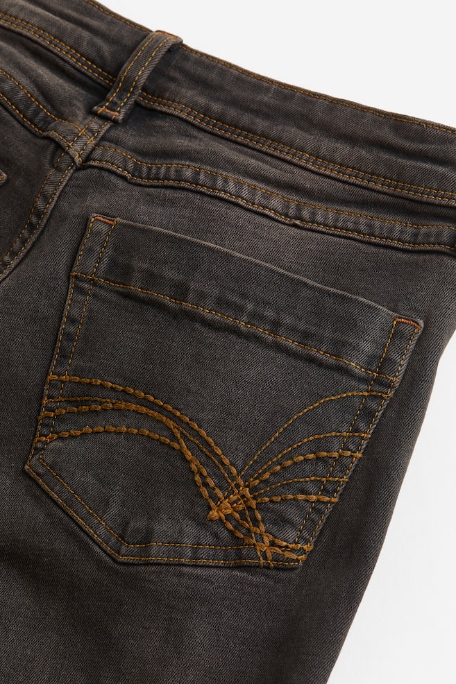 Flared Low Jeans - Brown/Washed out/Dark denim blue/Dark denim blue/Denim blue - 6
