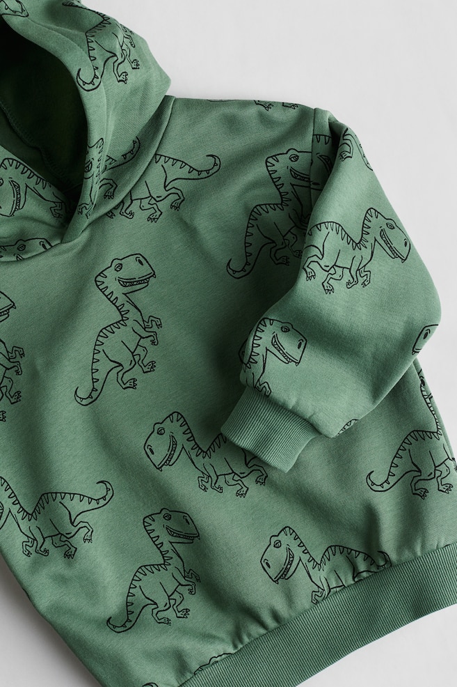 Printed hoodie - Green/Dinosaurs/Turquoise/Dragon/Black/Ghosts/Bright blue/New York/dc/dc/dc - 2