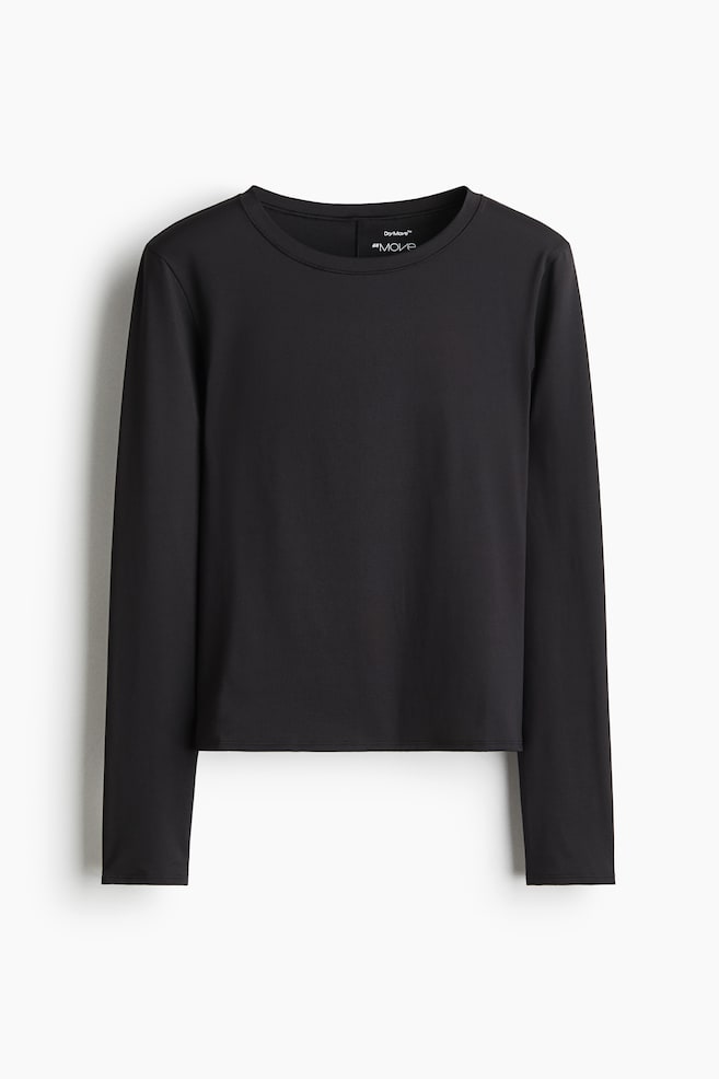 Sports Top with DryMove™ - Black - 1