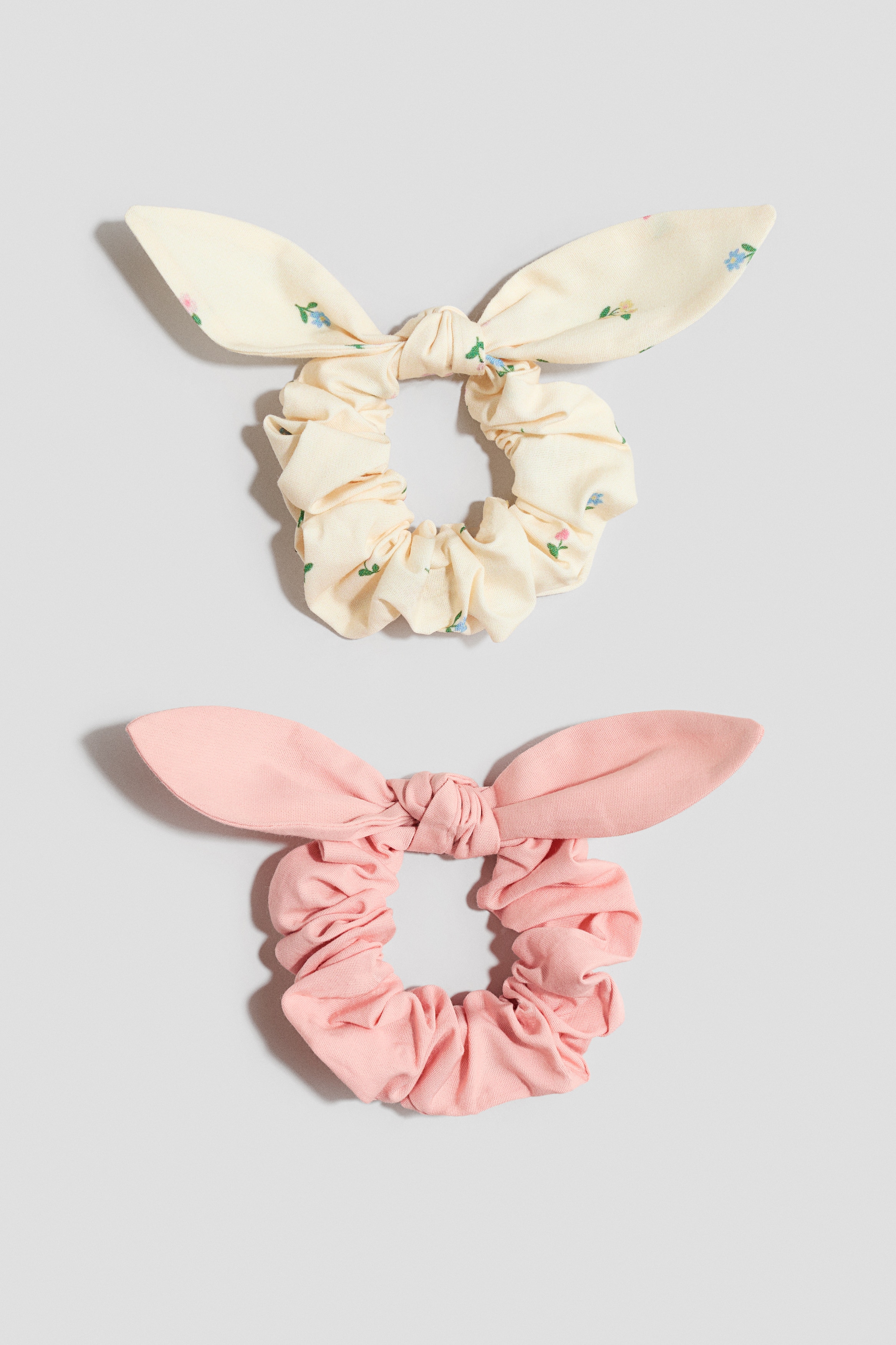 2-pack scrunchies - Pink/Floral