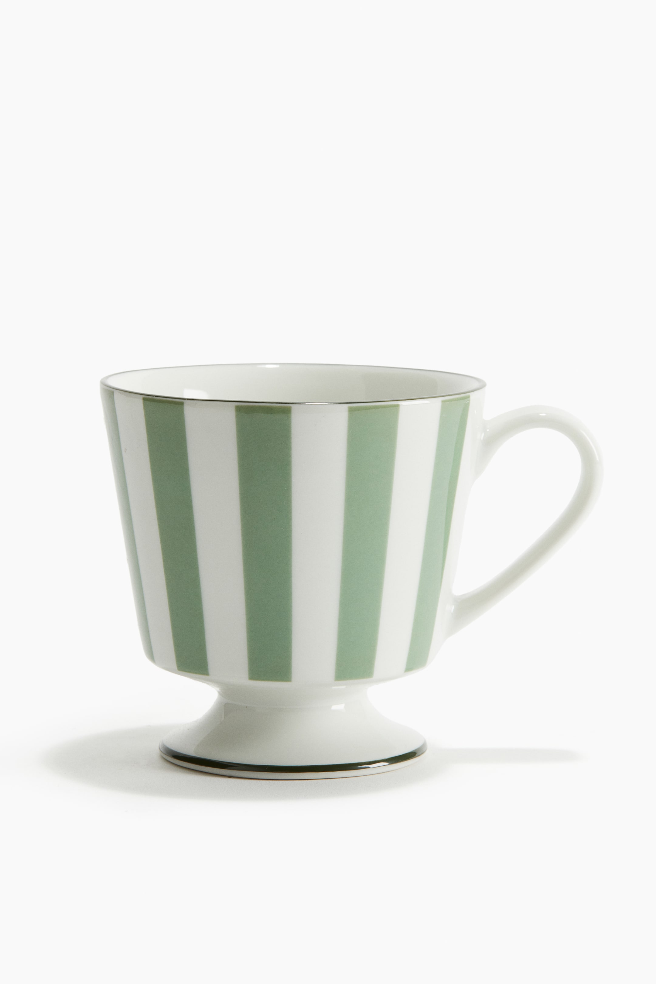 Footed Porcelain Mug