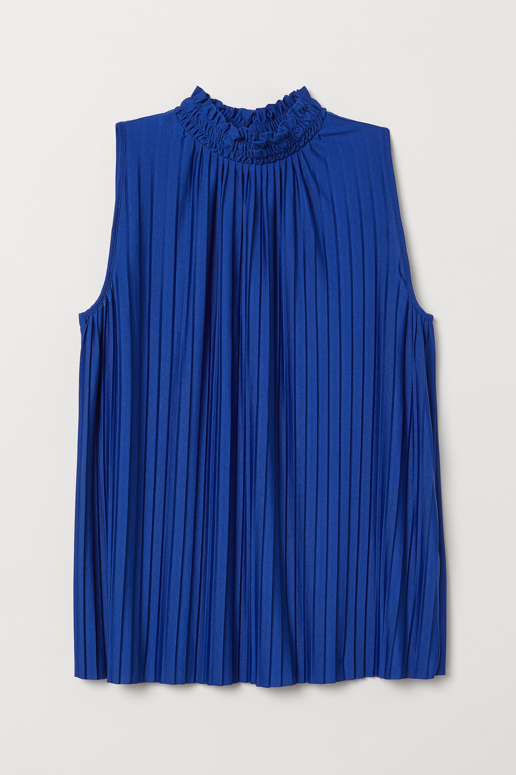 View larger image: Pleated top - Cornflower blue - Ladies | H&M IE 1