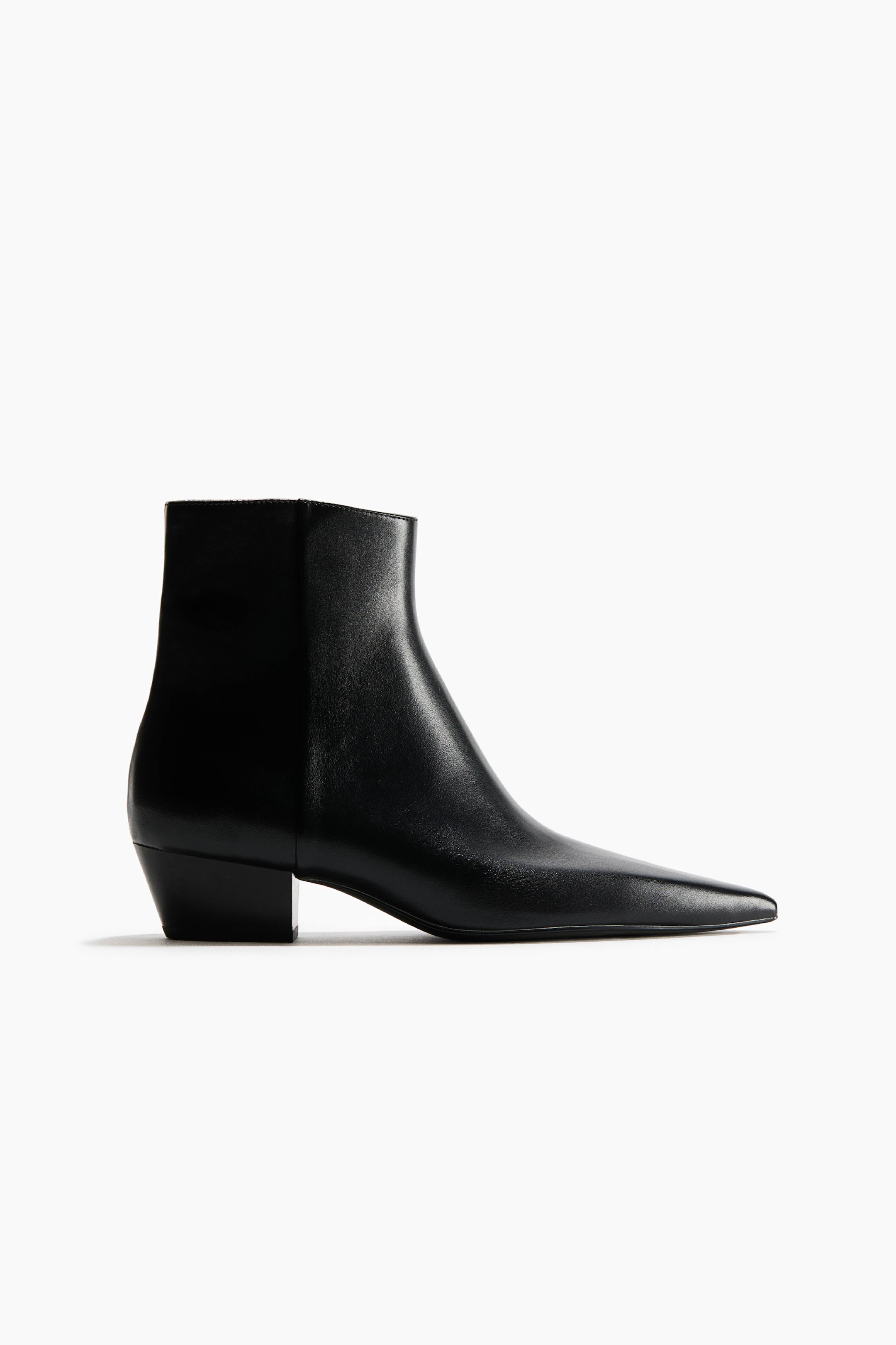 View larger image: Block-heeled ankle boots - Black - Ladies | H&M 1