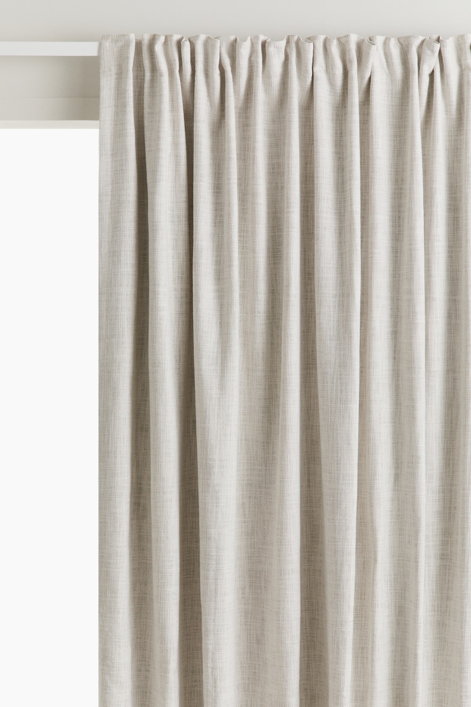 1-pack wide blackout curtain length - Light beige/Light mole/Grey - 1