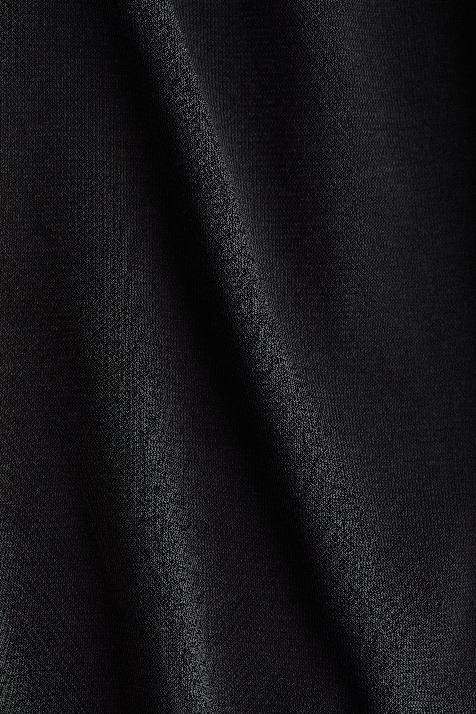Drapierte Feinstrickhose - Schwarz/Rostrot/Dunkelbeige - 2