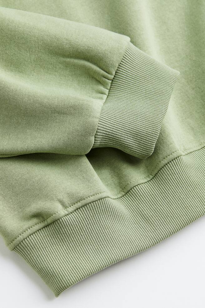 H&M+ Sweatshirt - Kakigrønn/Sort/Beige/Lys blå - 5
