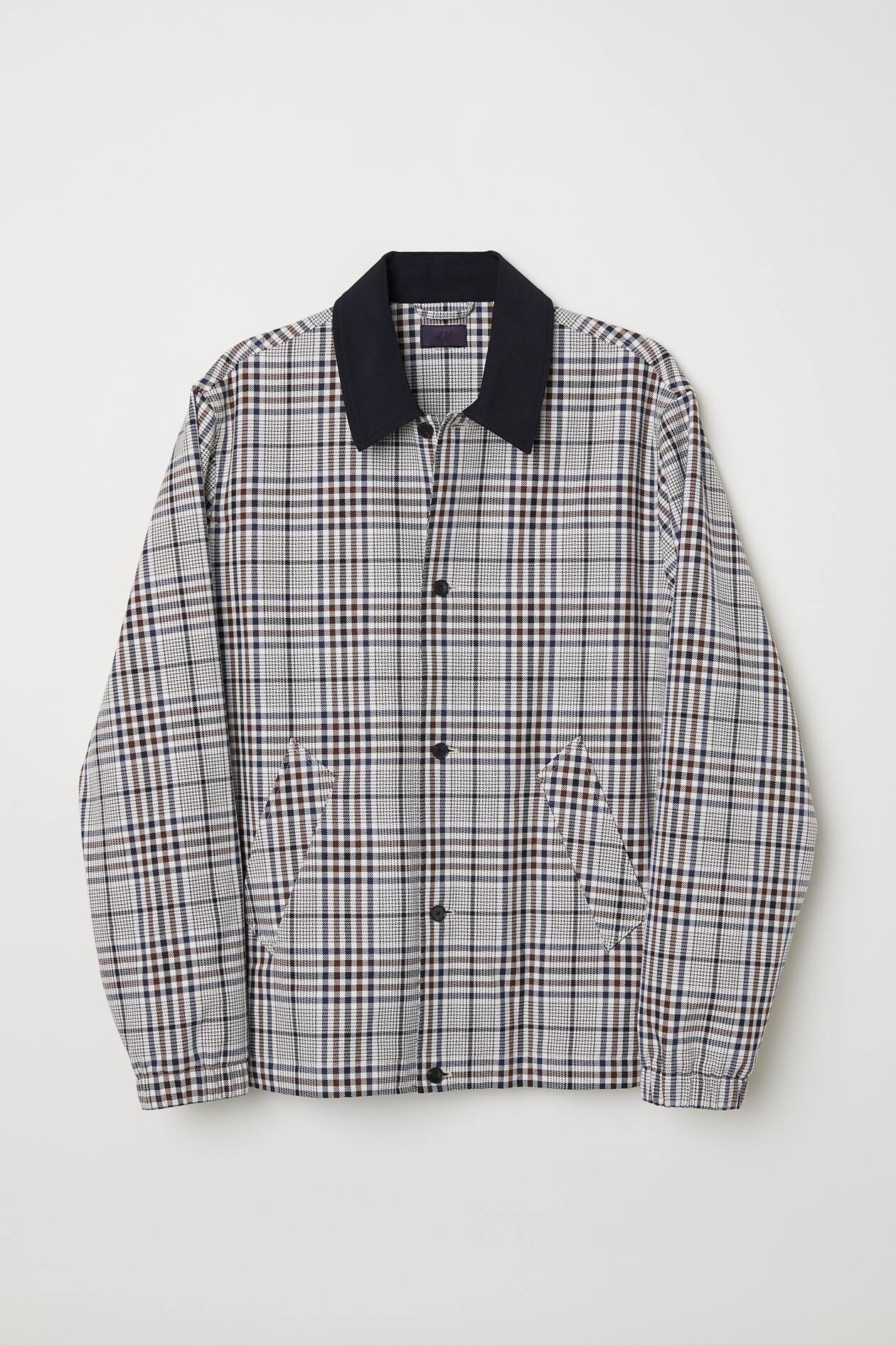Karierte Hemdjacke Naturweiss/Kariert HERREN H&M CH