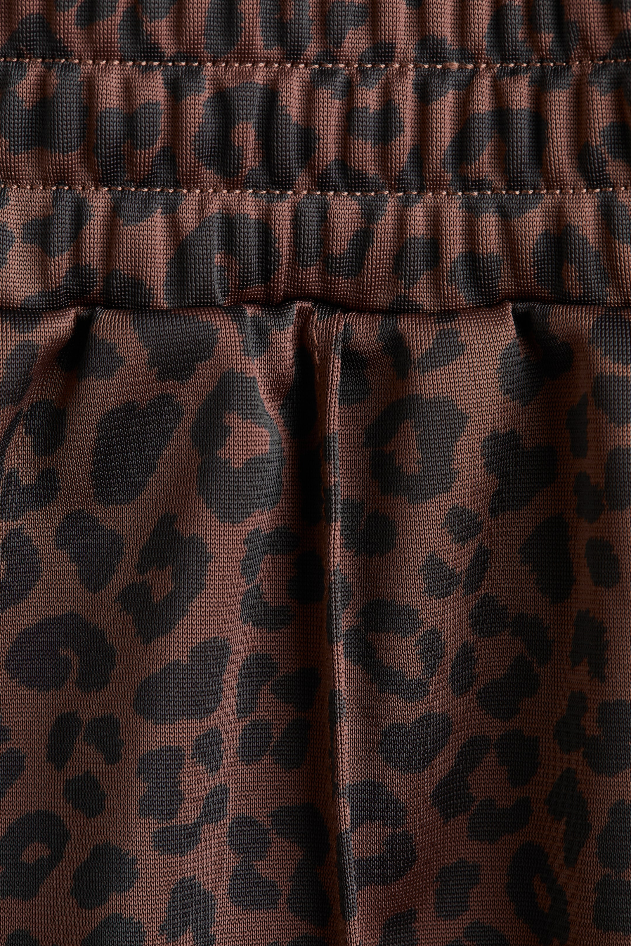 Creased Straight-Leg Joggers