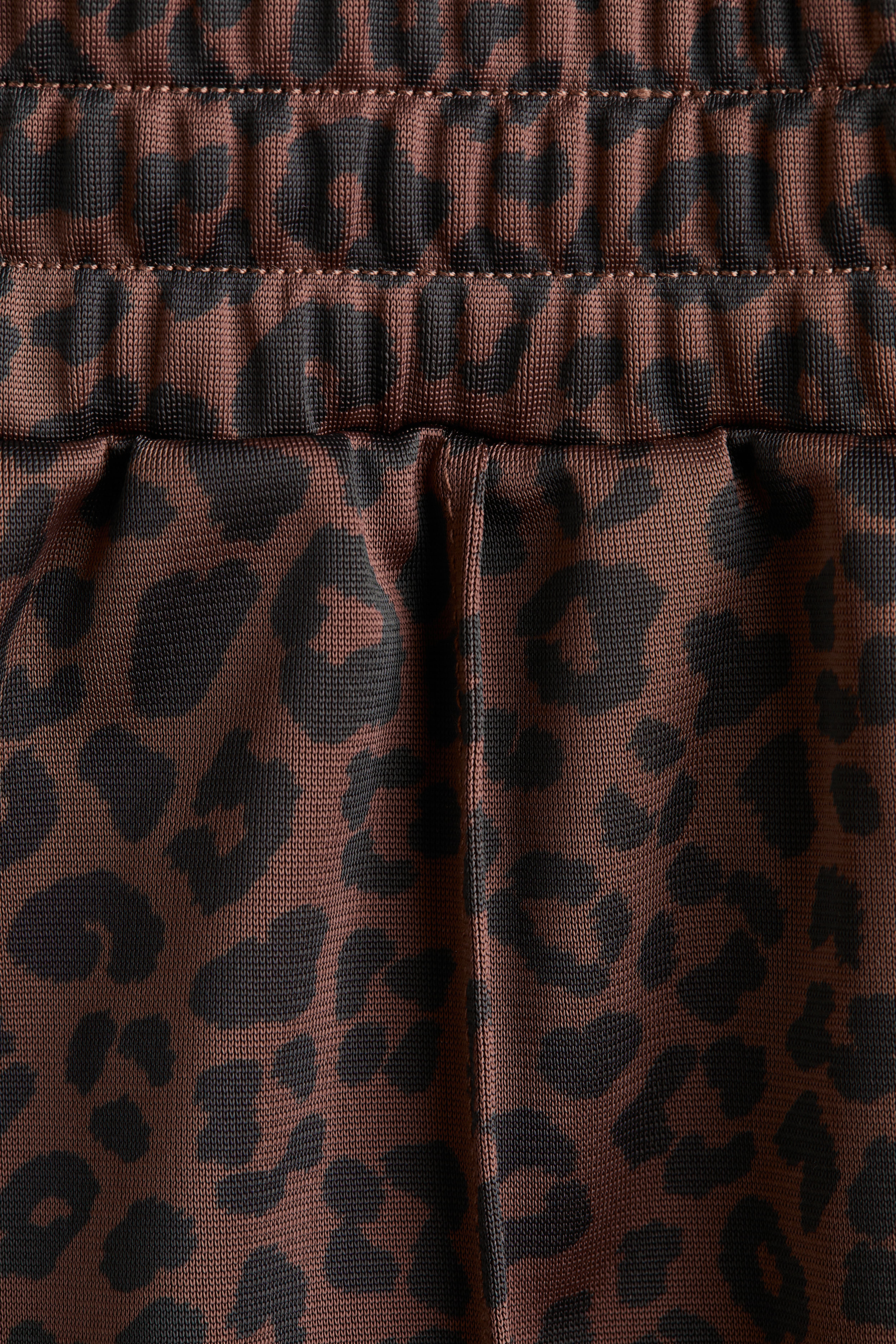 Creased Straight-Leg Joggers