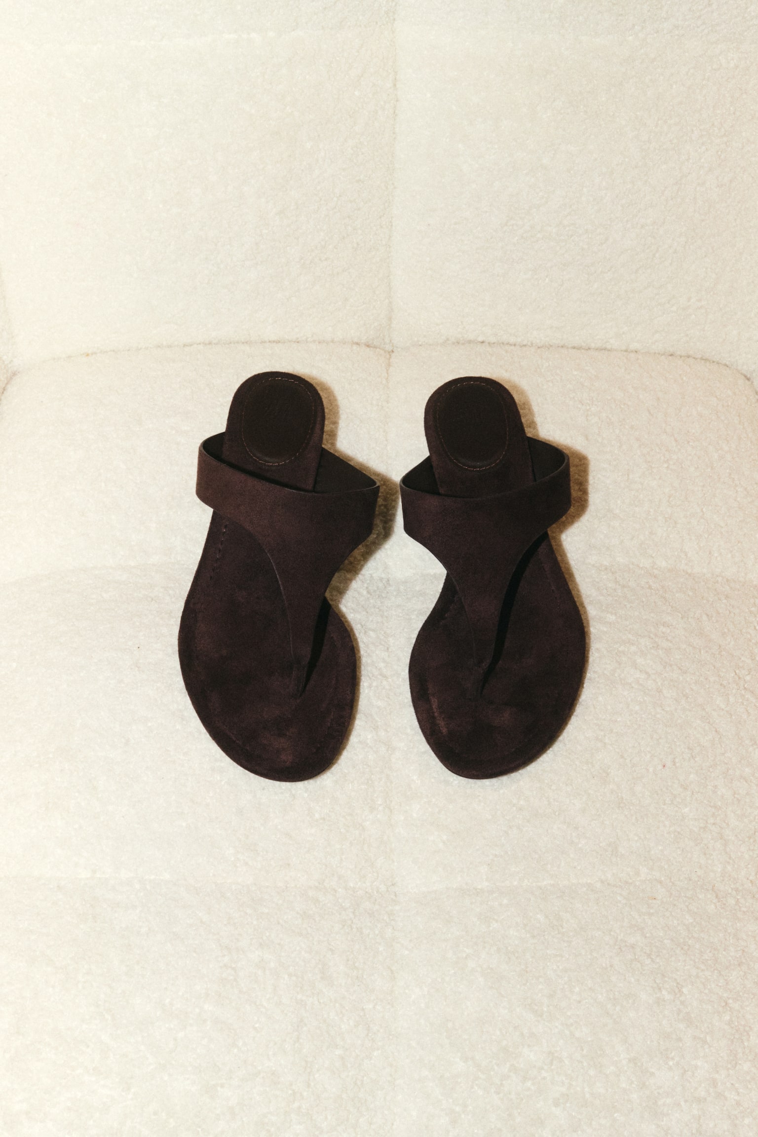 Босоніжки на підборах-чарочках - Темно-коричневий - 3