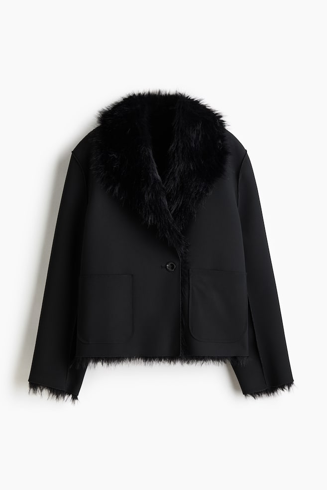 Double-Faced Jacket - Black - 1