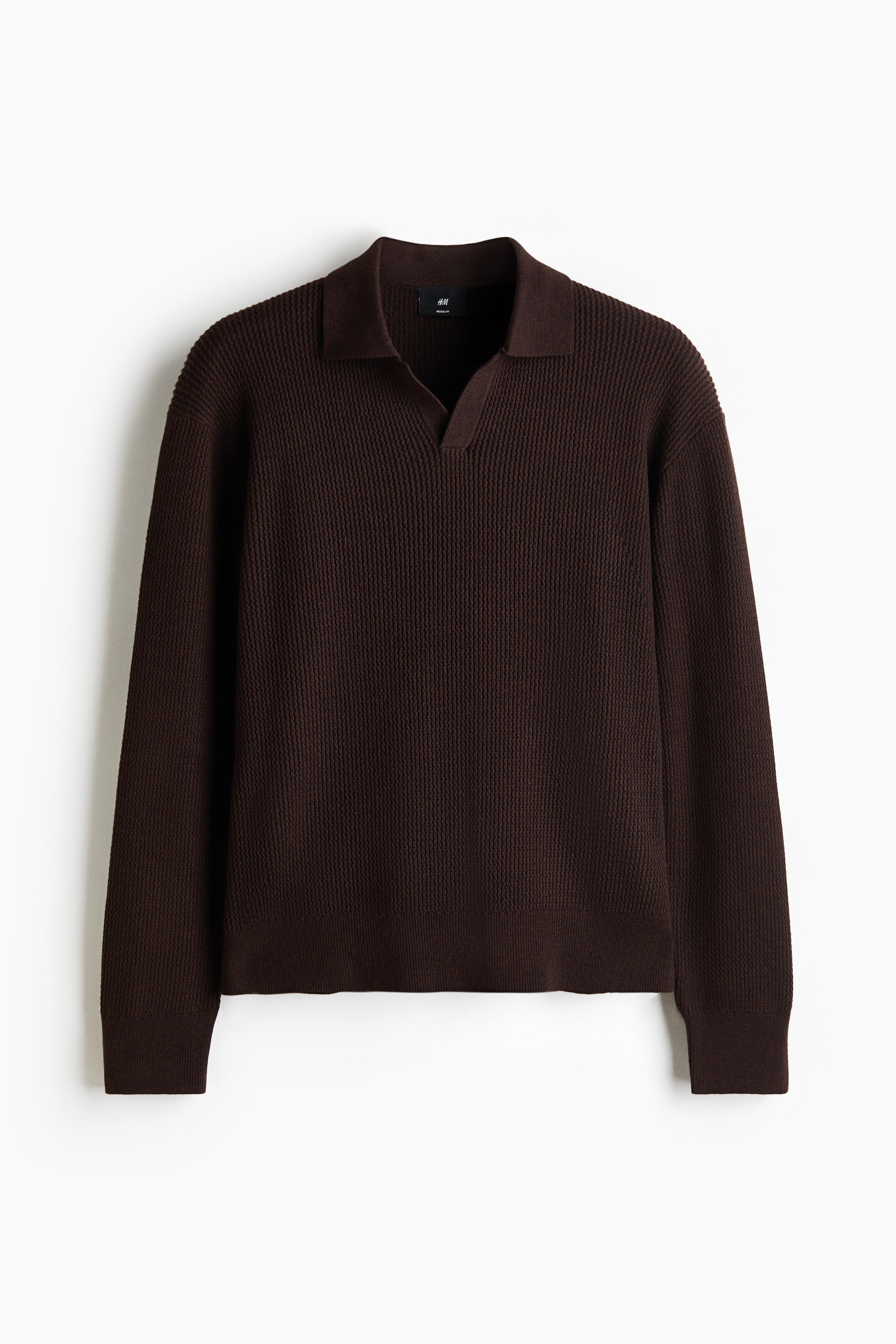 Relaxed-Fit Knit Polo Shirt