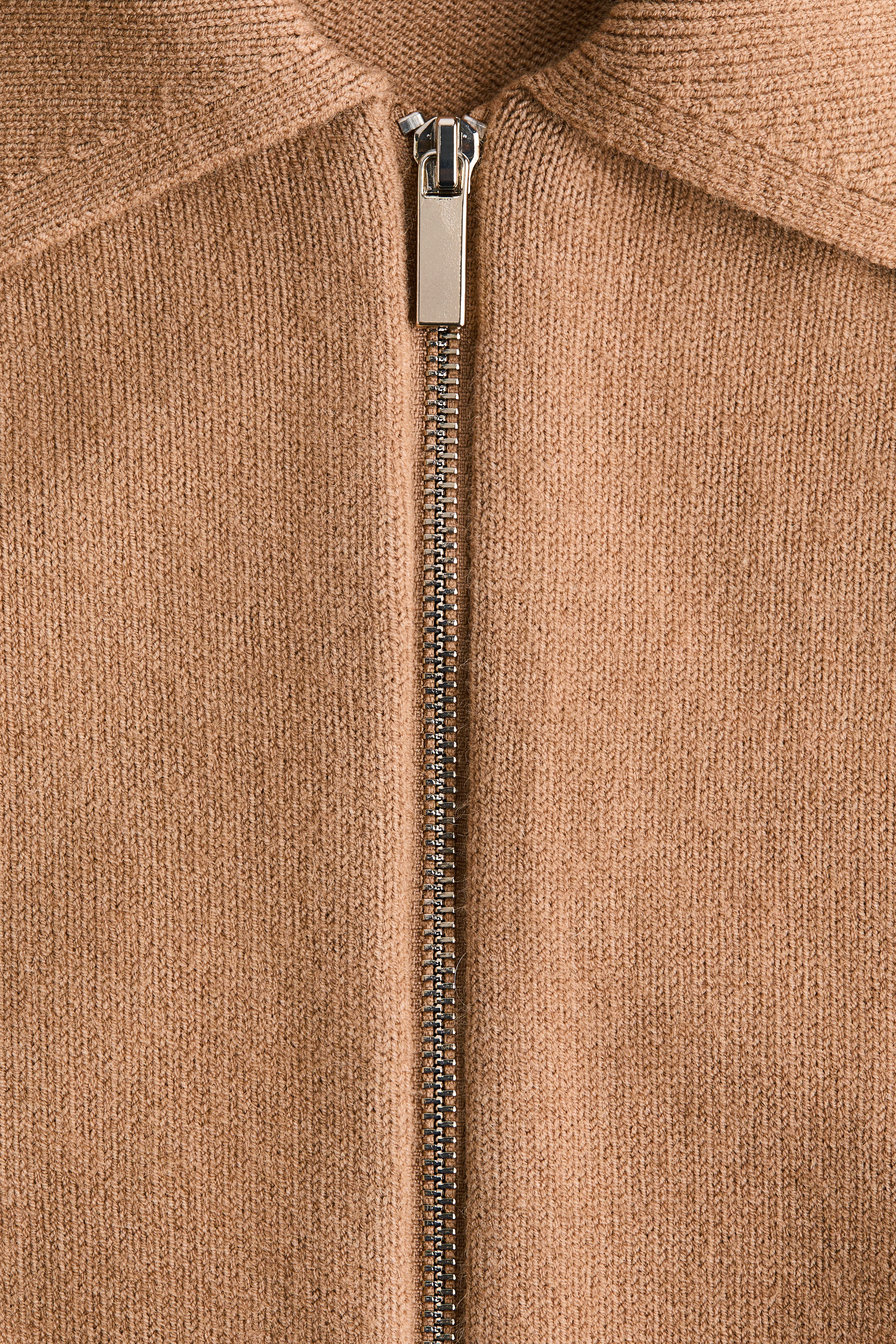 Oversized zip-through cardigan