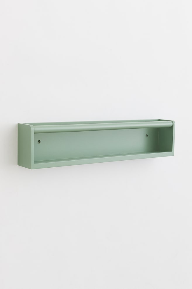 Small wall shelf - Green/Beige - 1