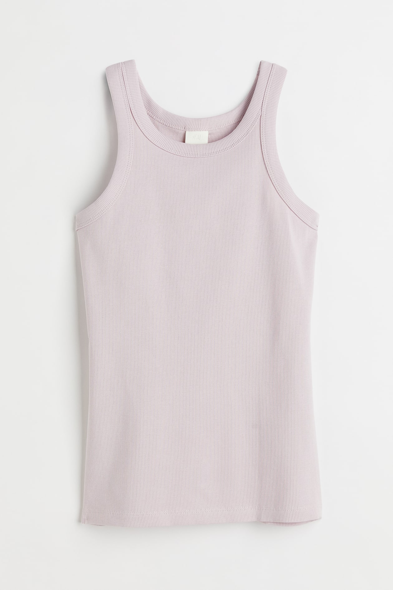 Ribbed Tank Top - Light lavender - Ladies | H&M US