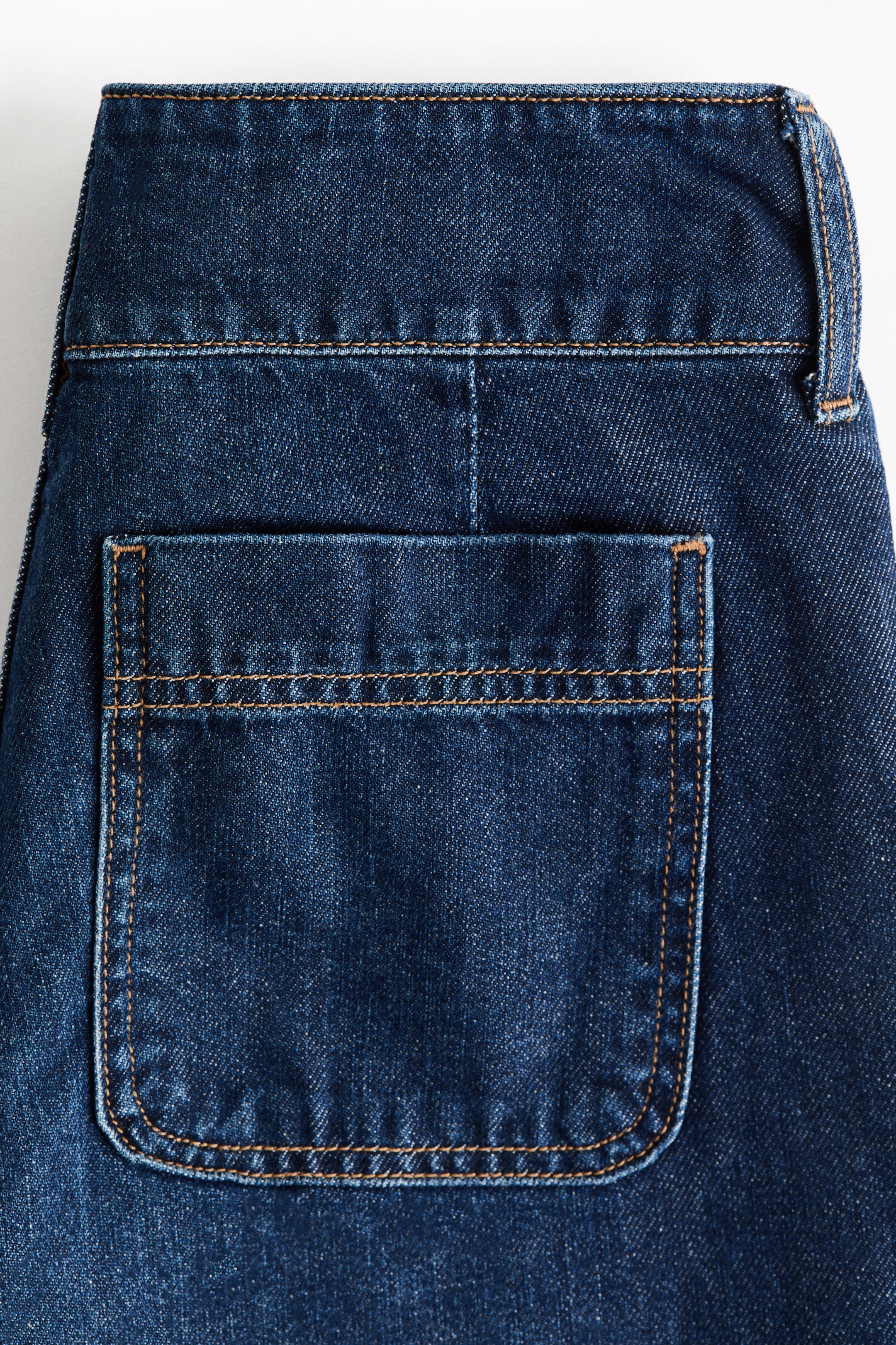 Zobacz większy obraz: Wide High Jeans - Ciemnoniebieski denim - ONA | H&M PL 3