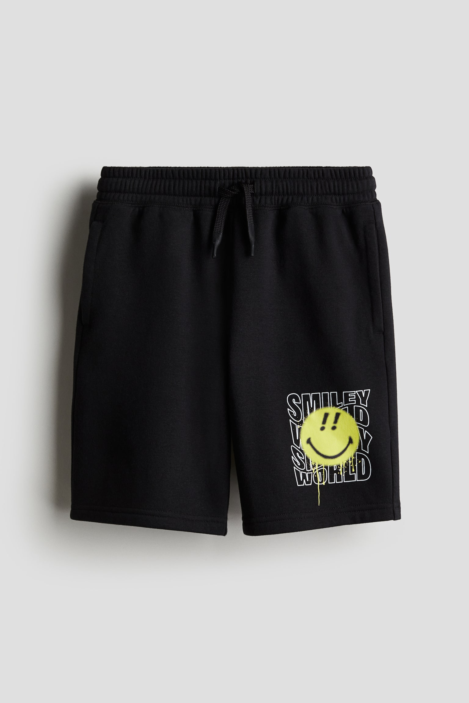 Print-motif sweatshorts - Black/SmileyWorld®/Black/PlayStation/Grey/SmileyWorld® - 1