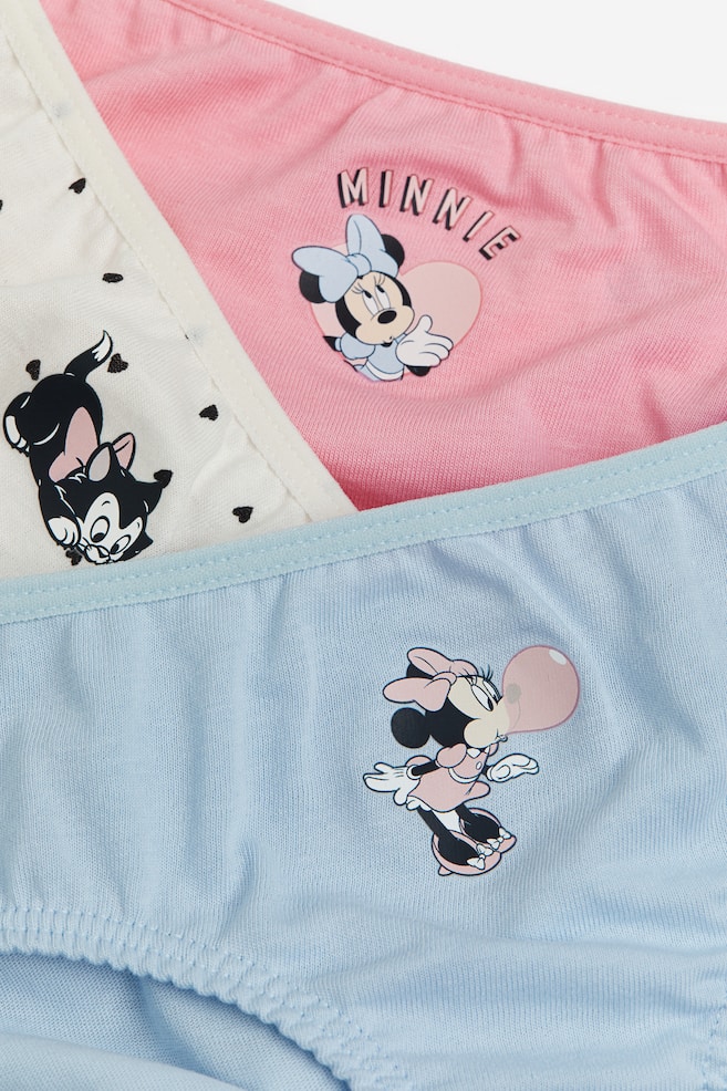 7-pack cotton briefs - Light blue/Minnie Mouse/Light blue/Frozen/Light yellow/Disney princesses/Light pink/Frozen/dc/dc/dc/dc/dc/dc/dc/dc - 2