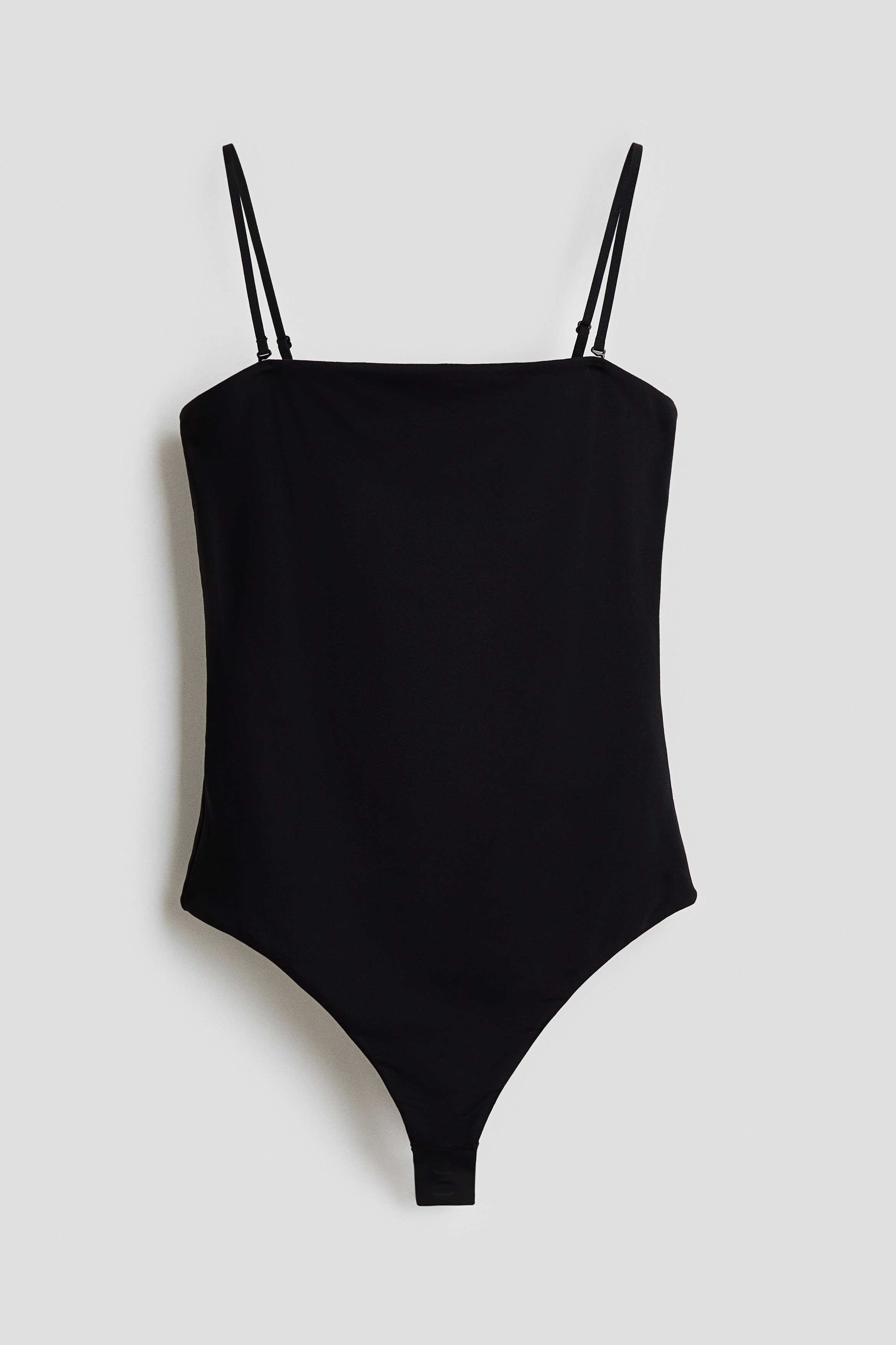 Sculpting bandeau-stringbody - Zwart/Donkerbruin/Lichtbeige