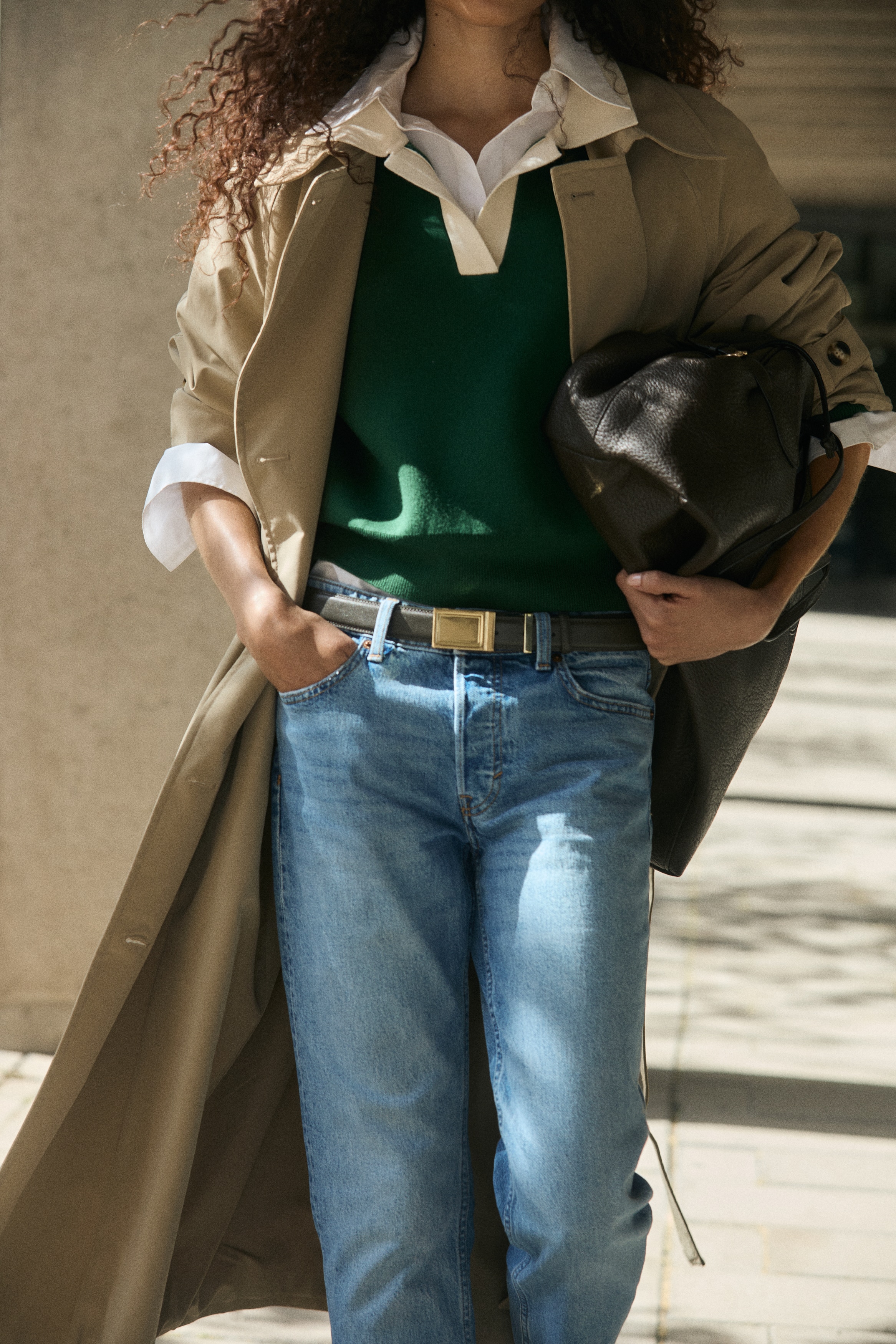 Straight Regular Waist JeansAuxiliar