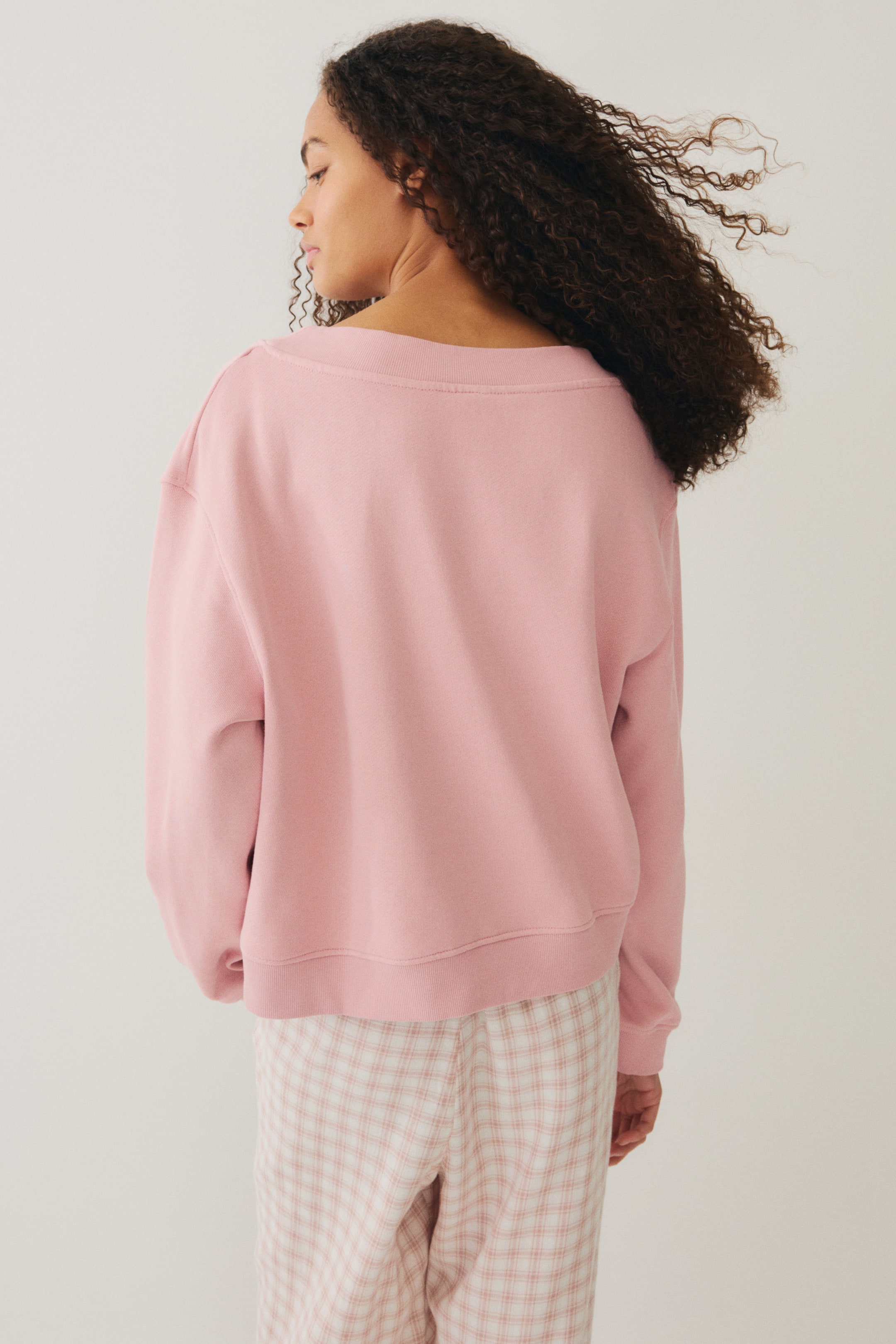 Agrandir l'image: Sweat à encolure en V - Rose ancien - FEMME | H&M FR 3