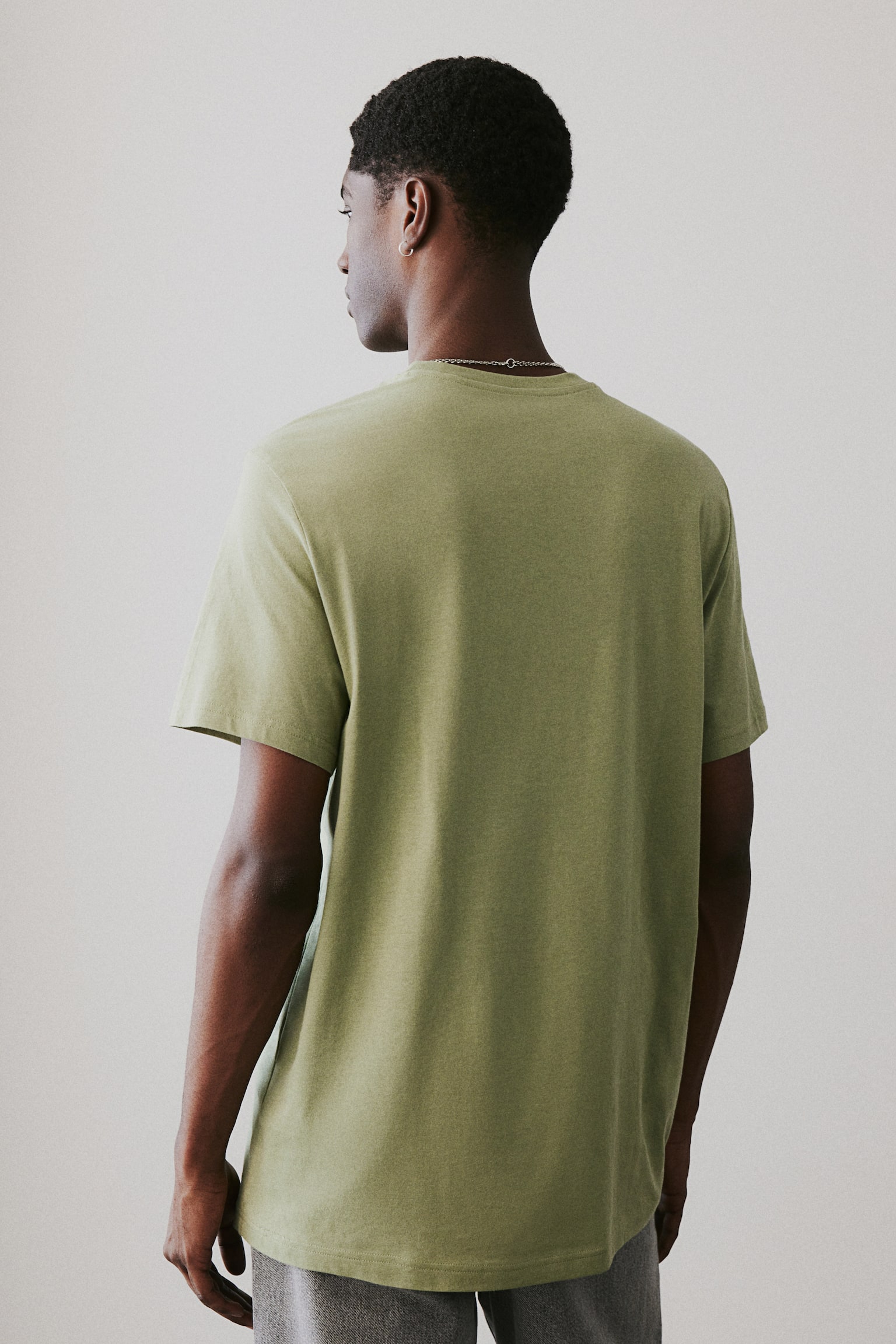 Regular Fit Tee - Khaki green/Burgundy/Light beige/White/Black/Light grey/Pink/Dark grey/Dark grey/Grey marle/Brown/Dark blue - 6