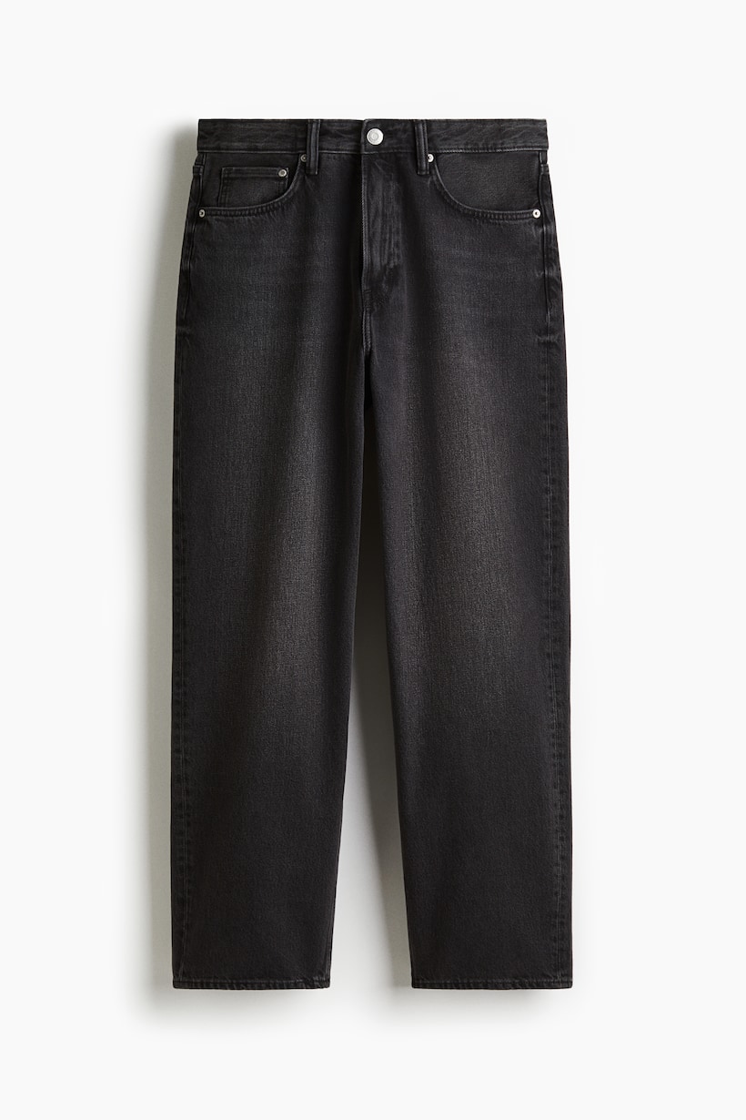 Loose fit jeans til mænd Løse ben, almindelig talje H&M DK