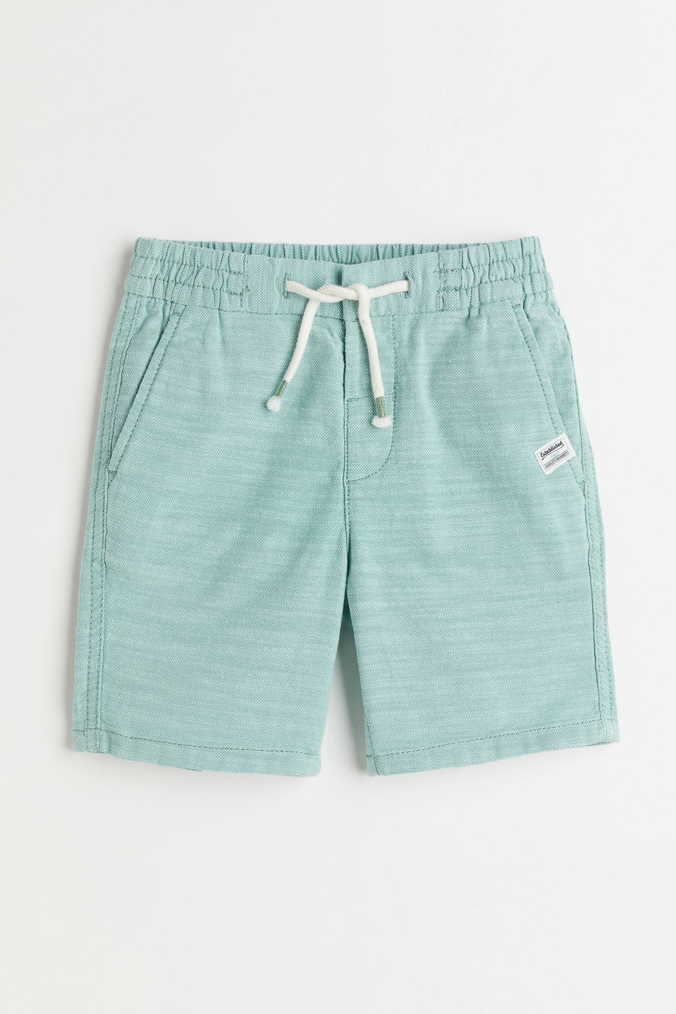 View larger image: Twill shorts - Light turquoise - Kids | H&M 1
