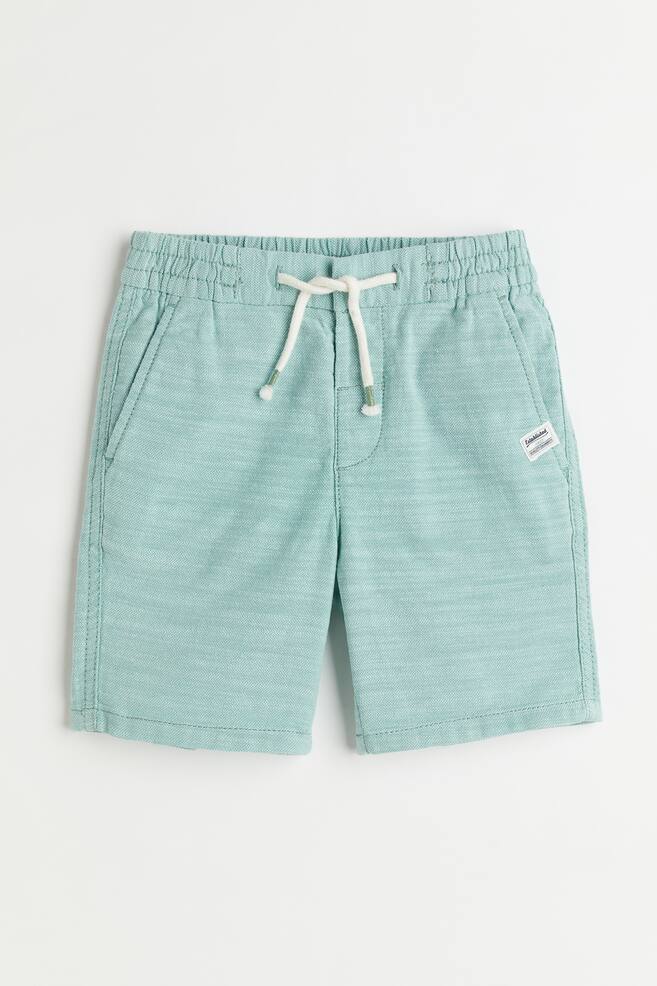 Twill shorts - Light turquoise/Blue/Light beige/Light blue