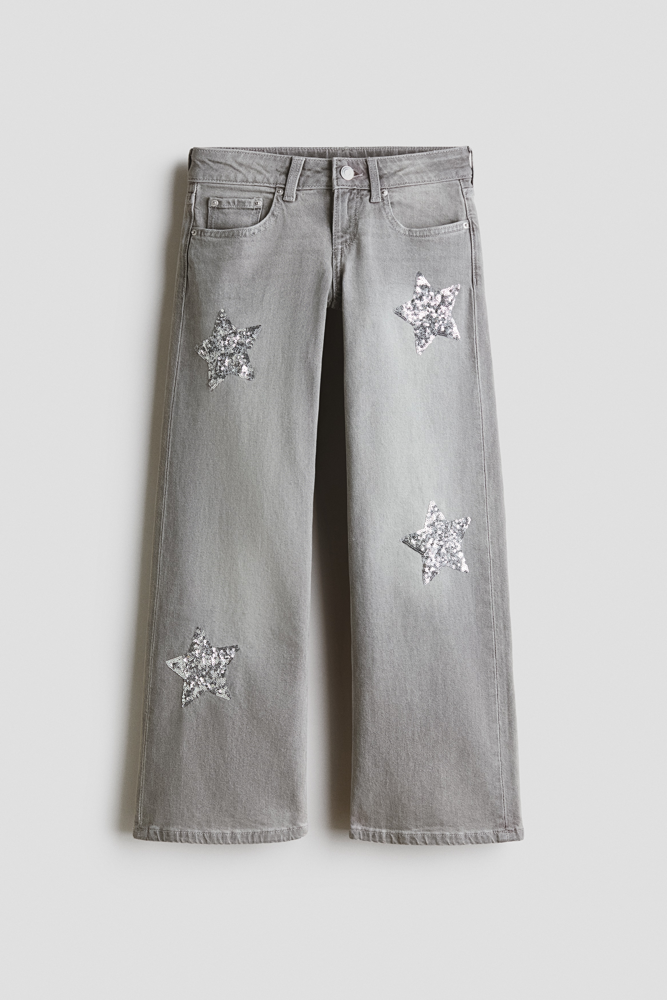 Wide Leg Low JeansModel