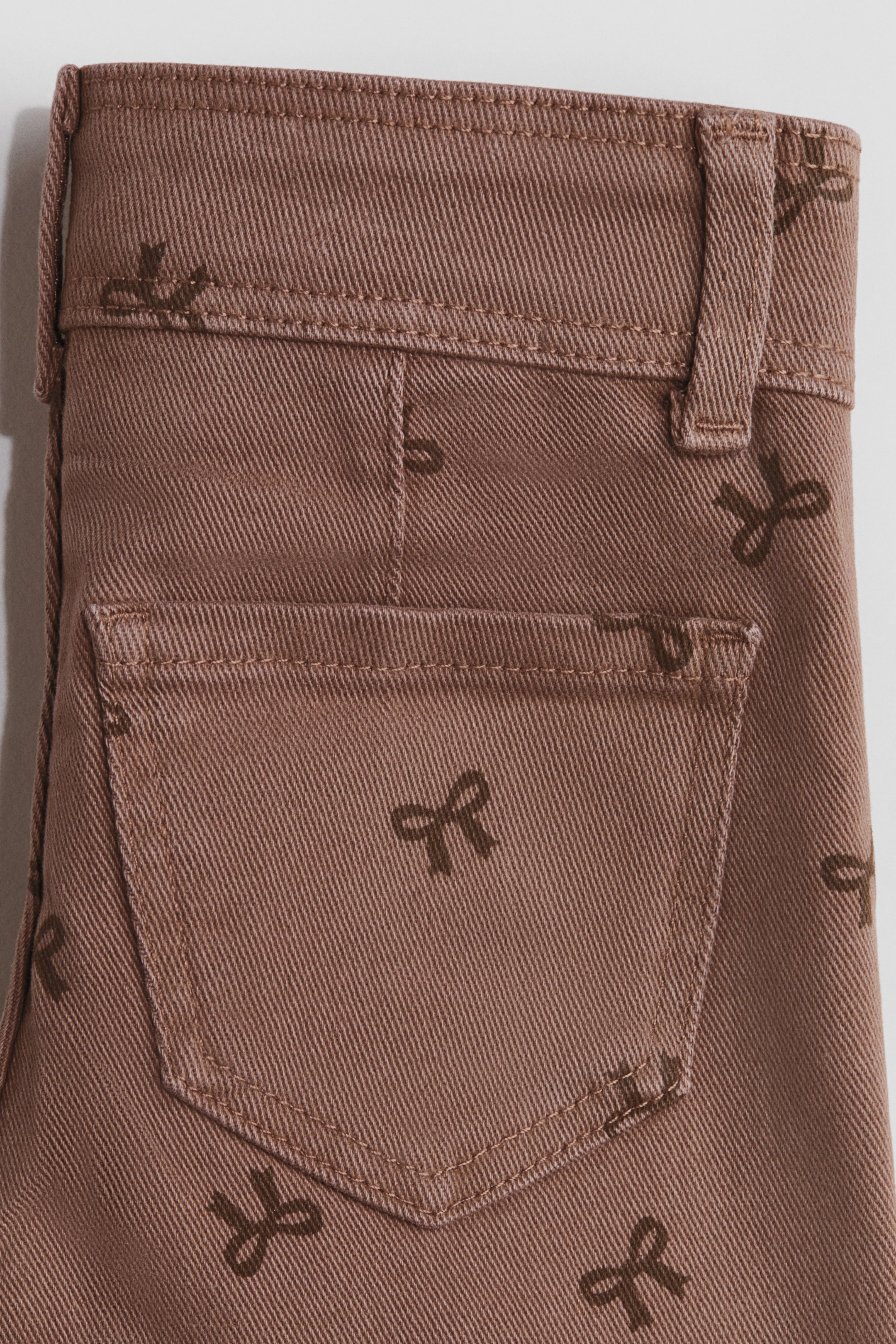 Детские брюки H&M Wide-Leg Twill Pants — фото 2