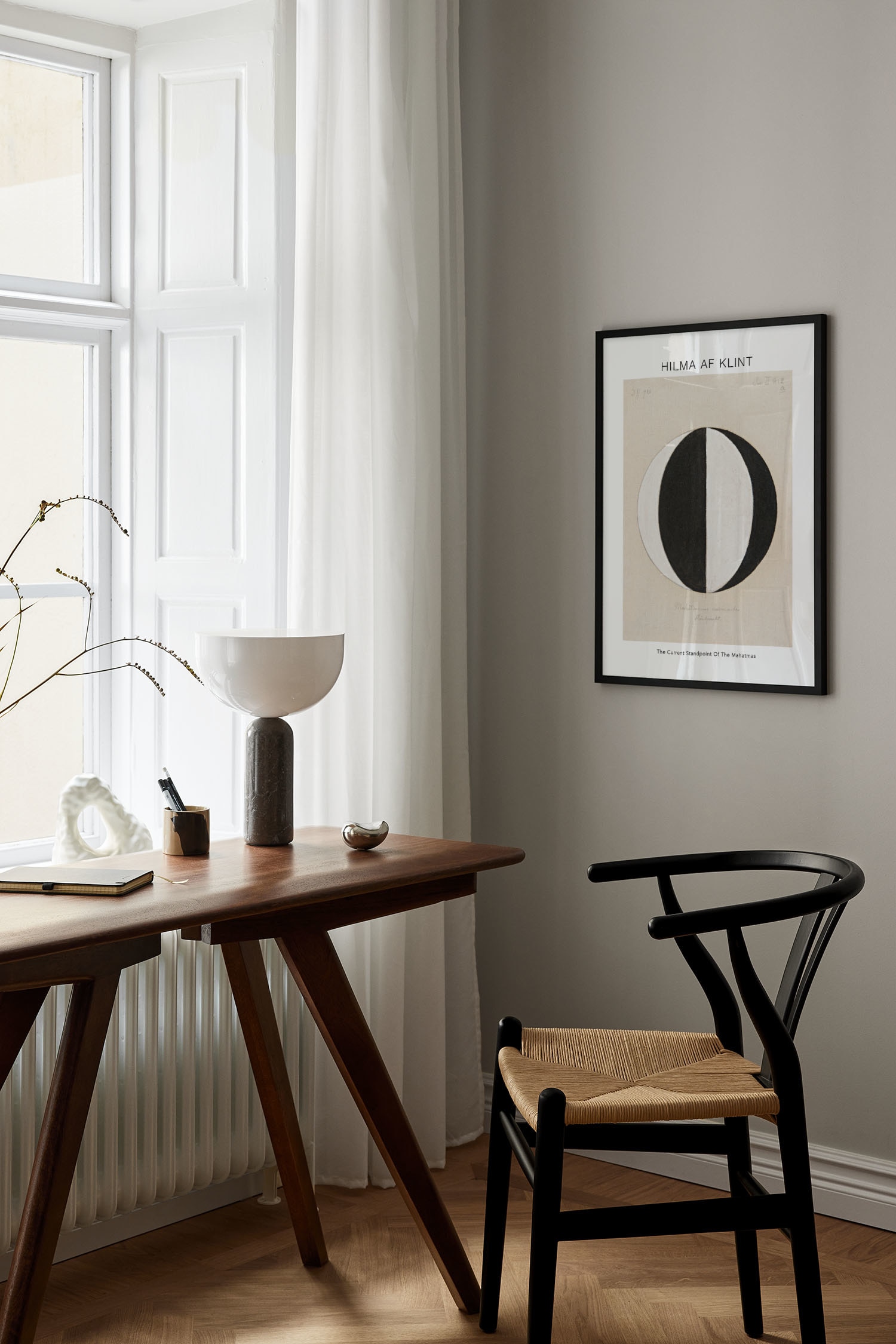 Mahatmas By Hilma Af Klint Plakat - Beige/hvid