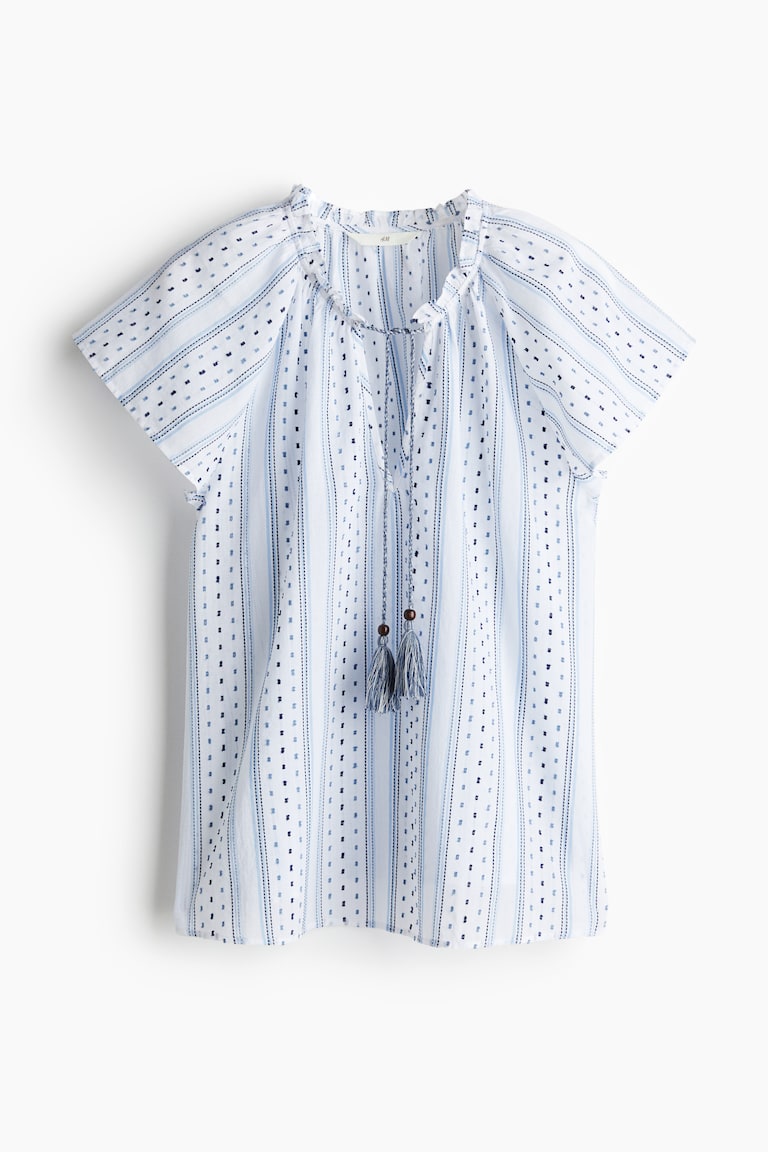 Pamučna bluza s učkurom