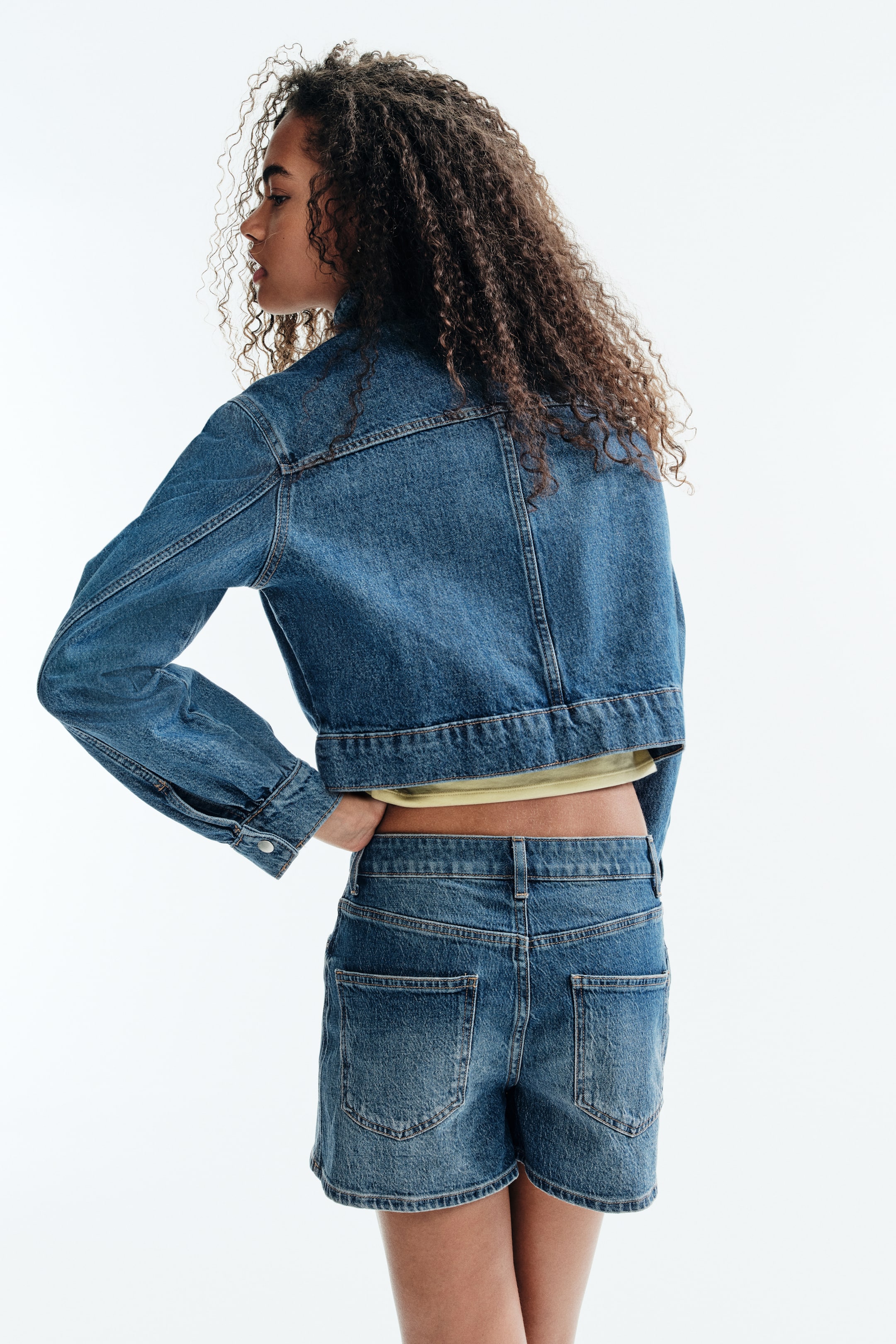 Cropped Denim Jacket