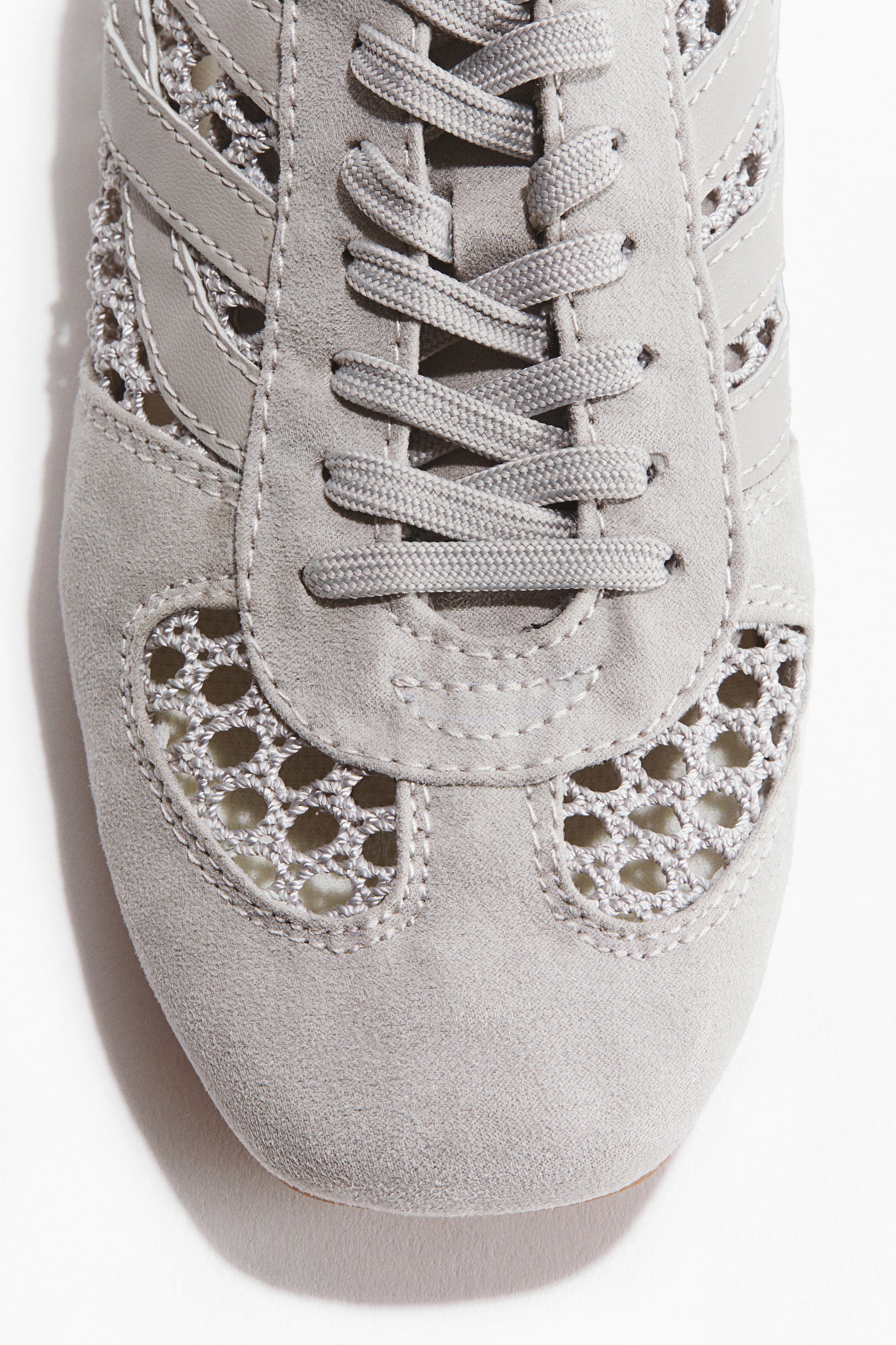Espadrilles d'aspect crocheté