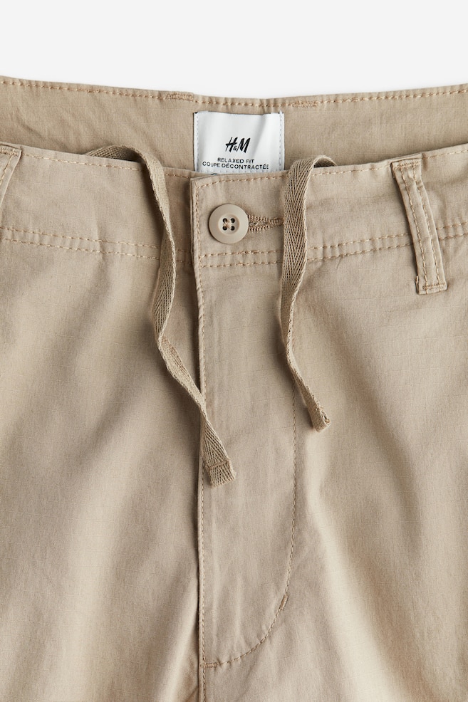 Relaxed Fit Cargo trousers - Beige/Black/White - 3