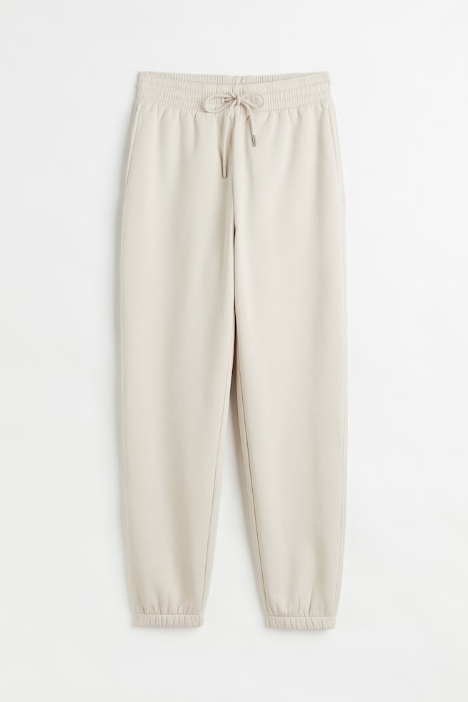 Cotton-blend sweatpants - Light beige/Black/White/Light grey marl/dc/dc/dc/dc/dc - 2