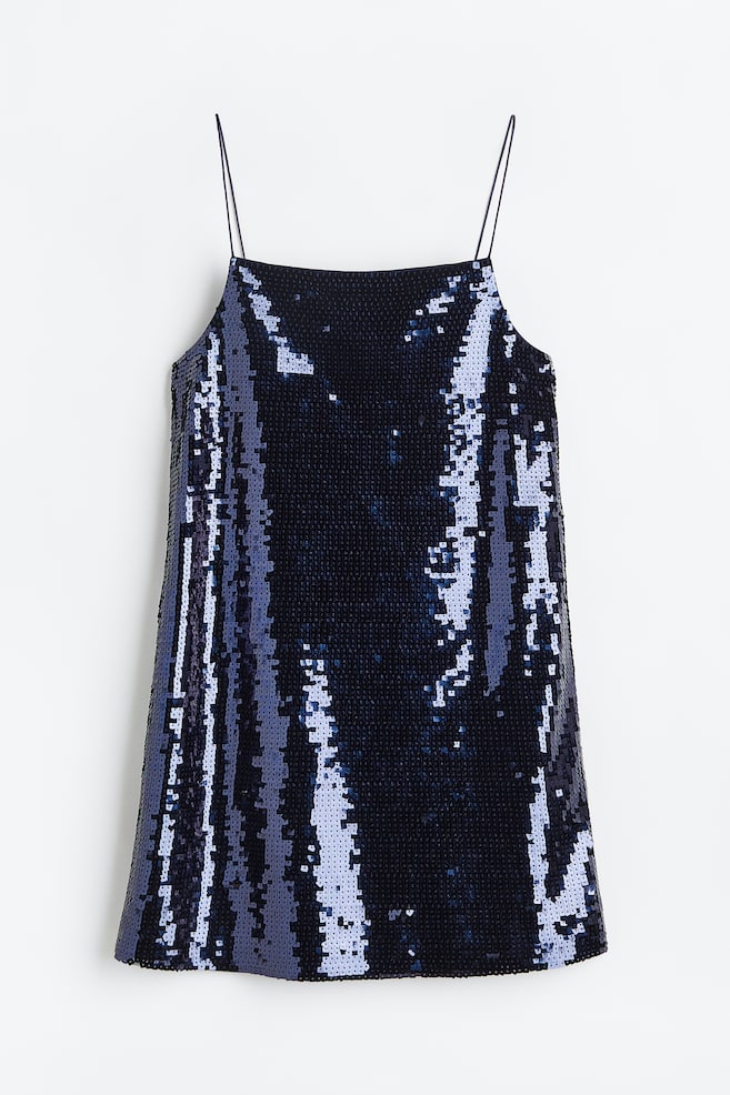 Sequined dress - Navy blue - 2