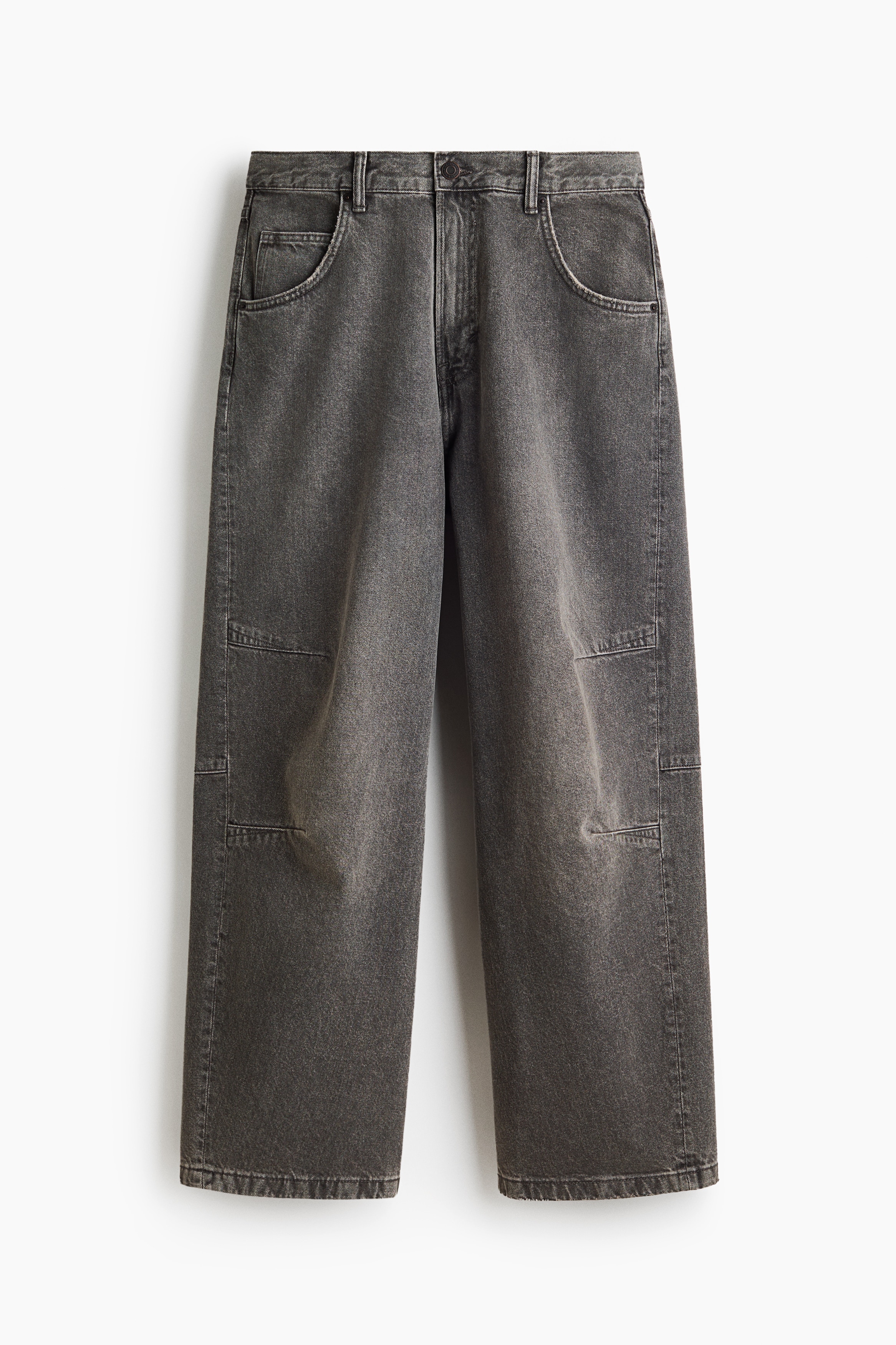 Jean baggy avec pinces - Gris denim/Bleu denim clair/Noir/Bleu denim ancien