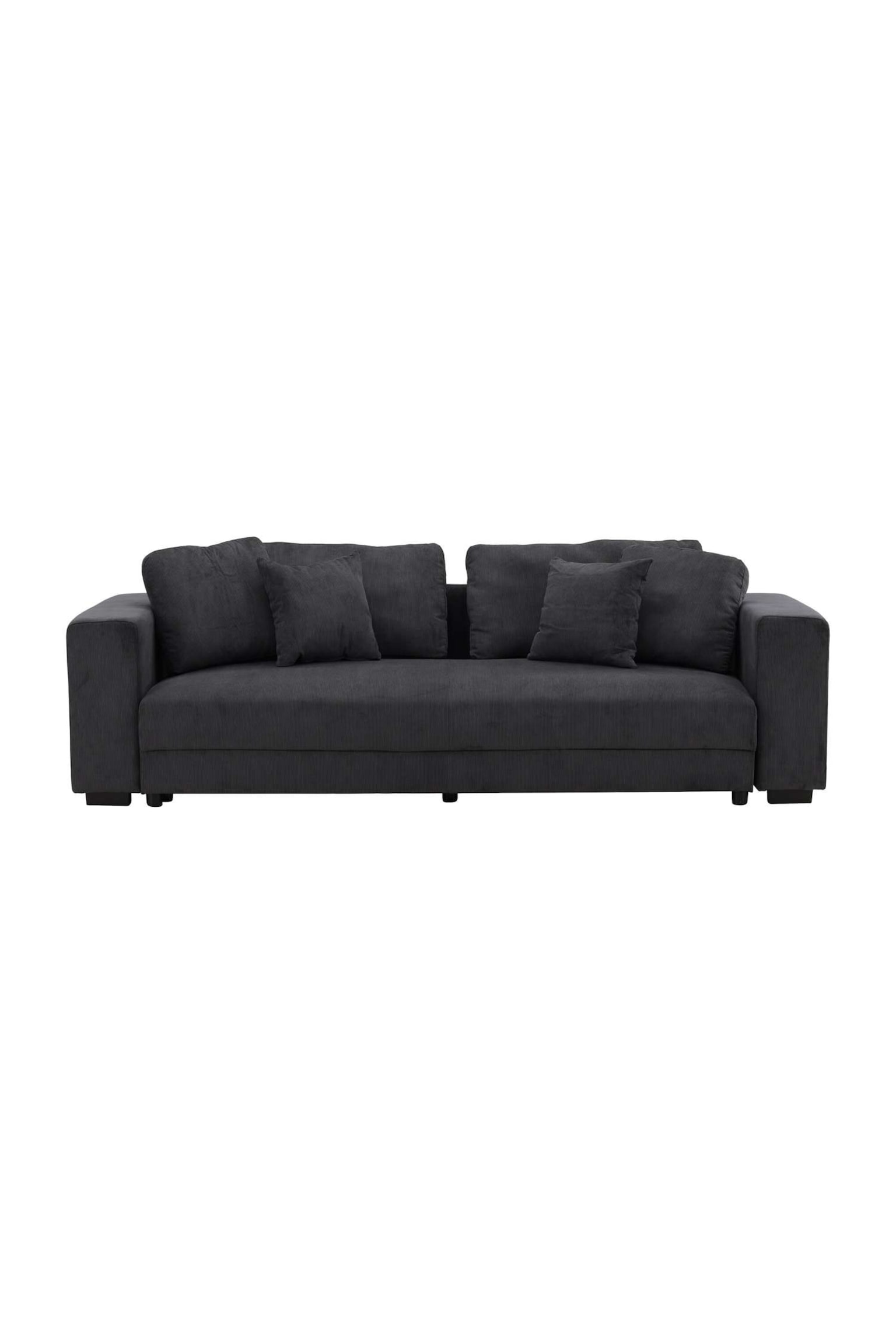 Bellman Bäddsoffa - Polyester, Mörkgrå - 1