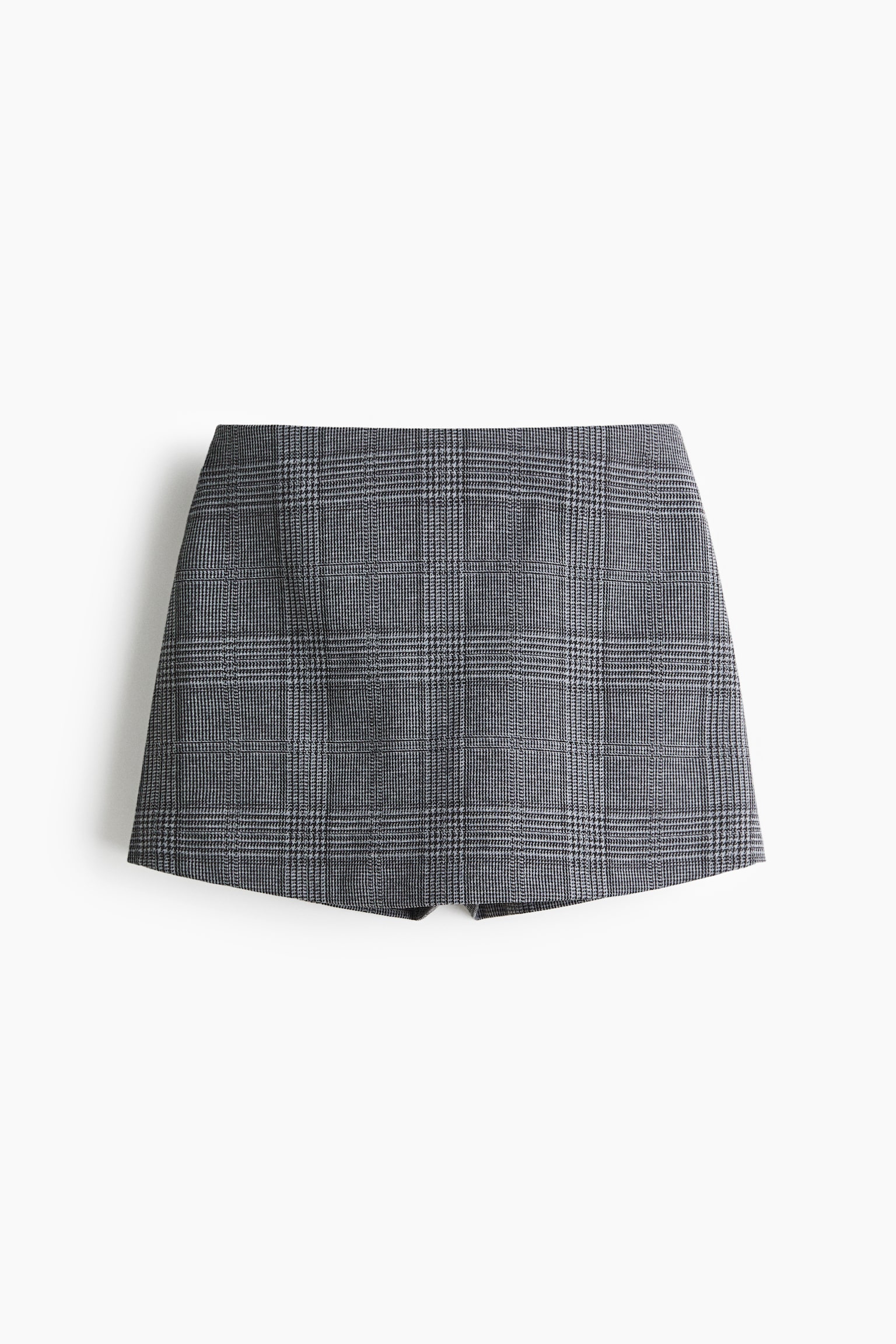 Jersey skort - Grey/Checked/Beige/Dogtooth pattern/Màu đen