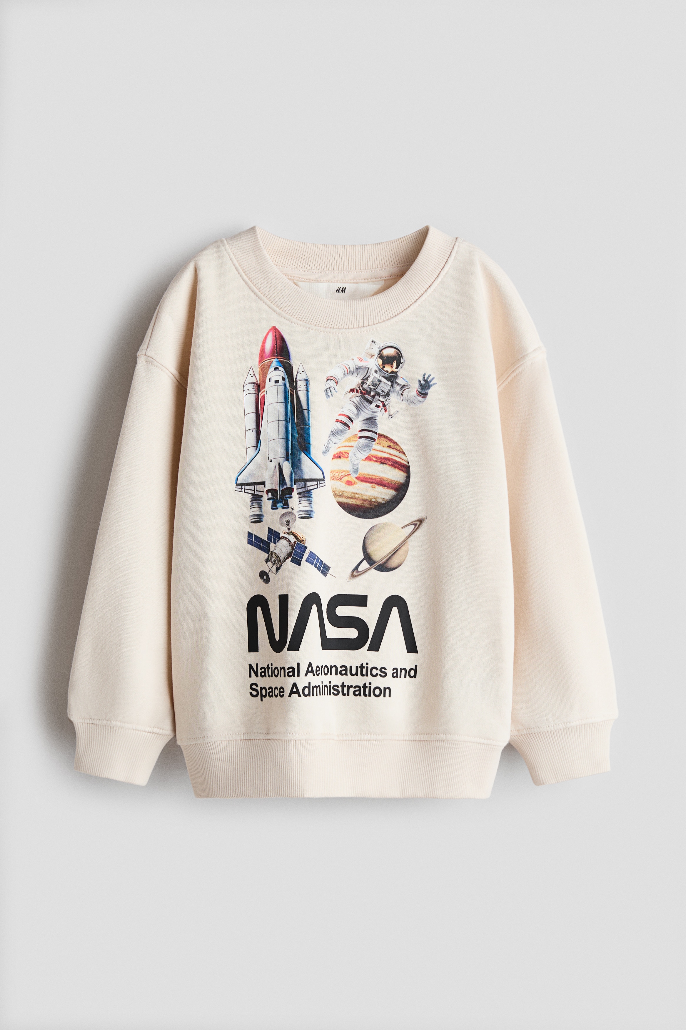 Sweatshirt med trykk - Lys beige/NASA/Lys beige/Sport/Marineblå/Club de Tennis/Grønn stripet/Dinosaur/Cream/Sort/Grønn/London/Dark green/Striped/Rød/Brooklyn/Marineblå/Dinosaur/Gråmelert/Saturn/HvitWhite/Triceratops/Mørk grå/St. Moritz/Mørk blå/Arizona/Hvit/Basketball League/Cream/T-Rex/Marineblå/Running Club