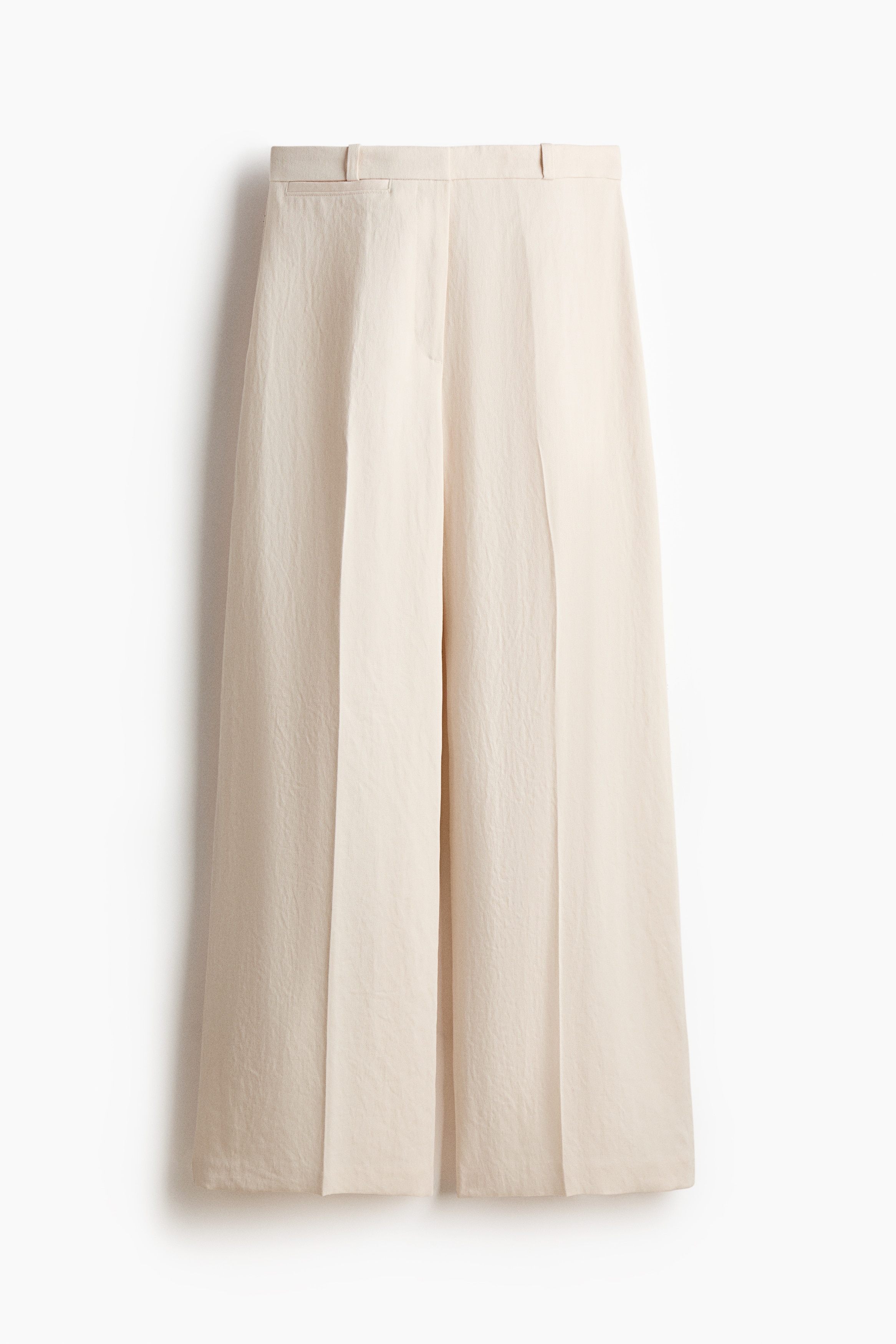 Elegante Hose mit weitem Bein - Hellbeige/Schwarz/Dunkelblau/Dunkles Rostbraun