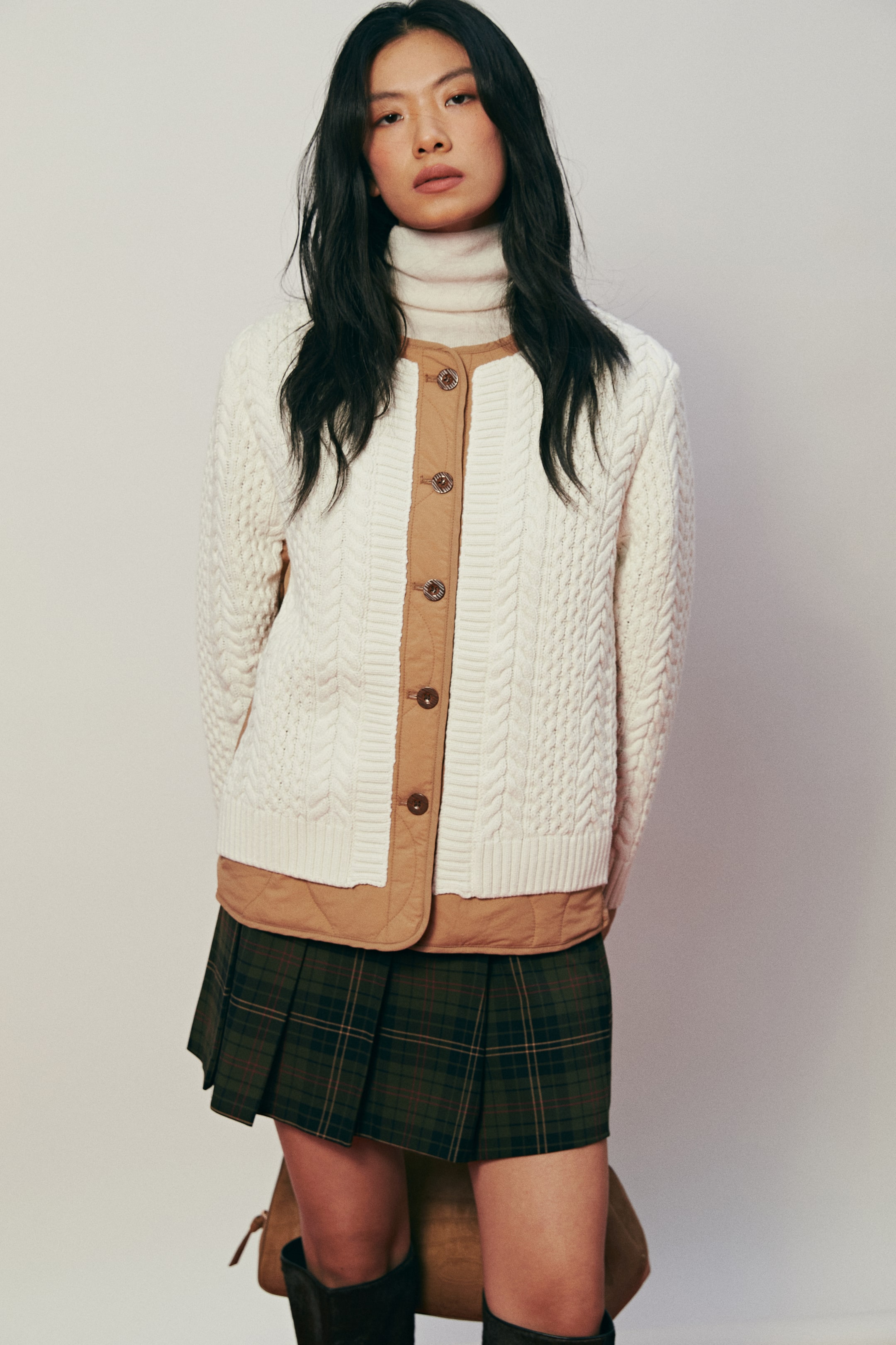 拡大画像を表示: レイヤードジャケット - クリーム／ベージュ - レディース | H&M JP 5