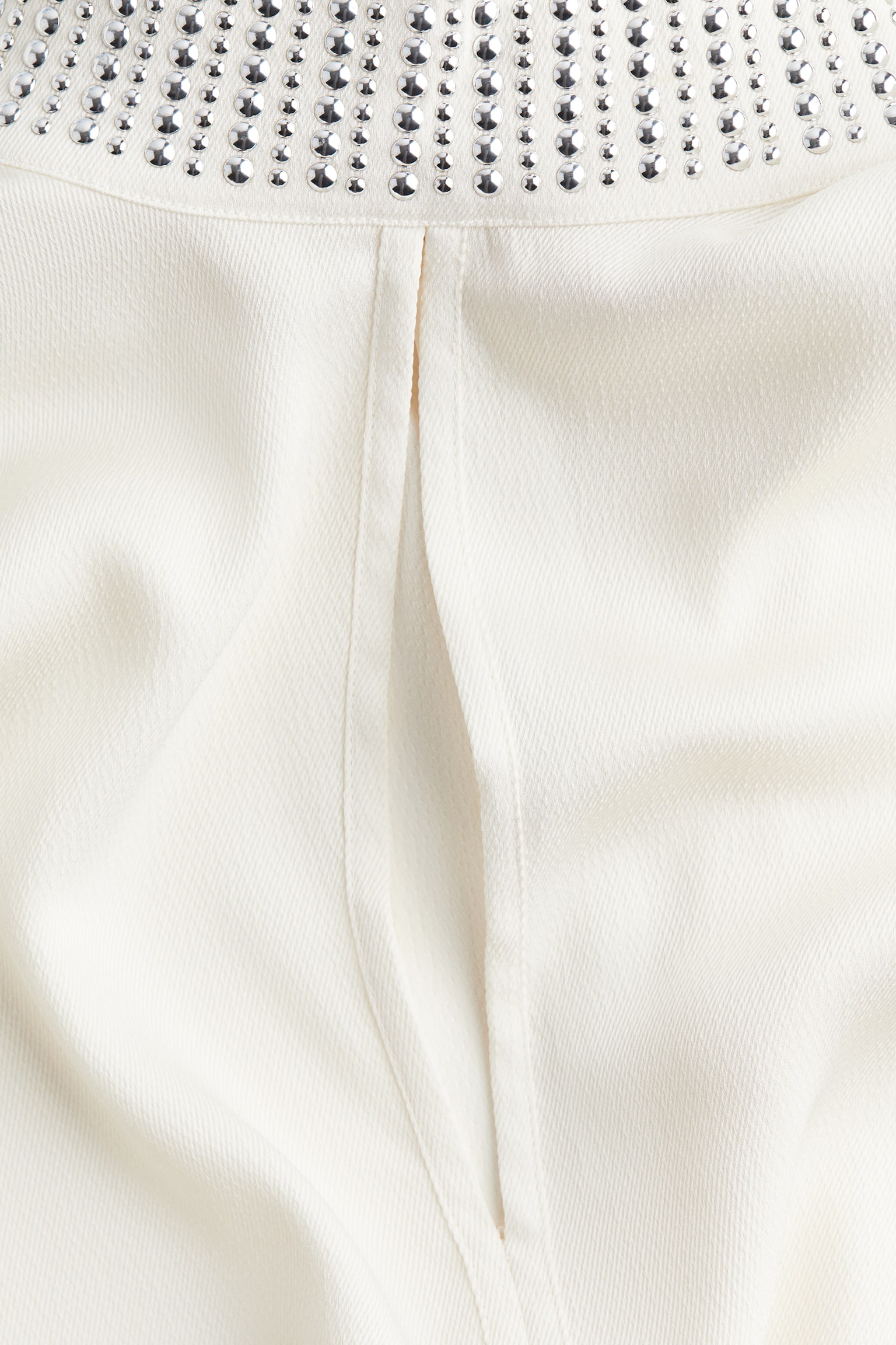 Stud-detail blouse - White - 6